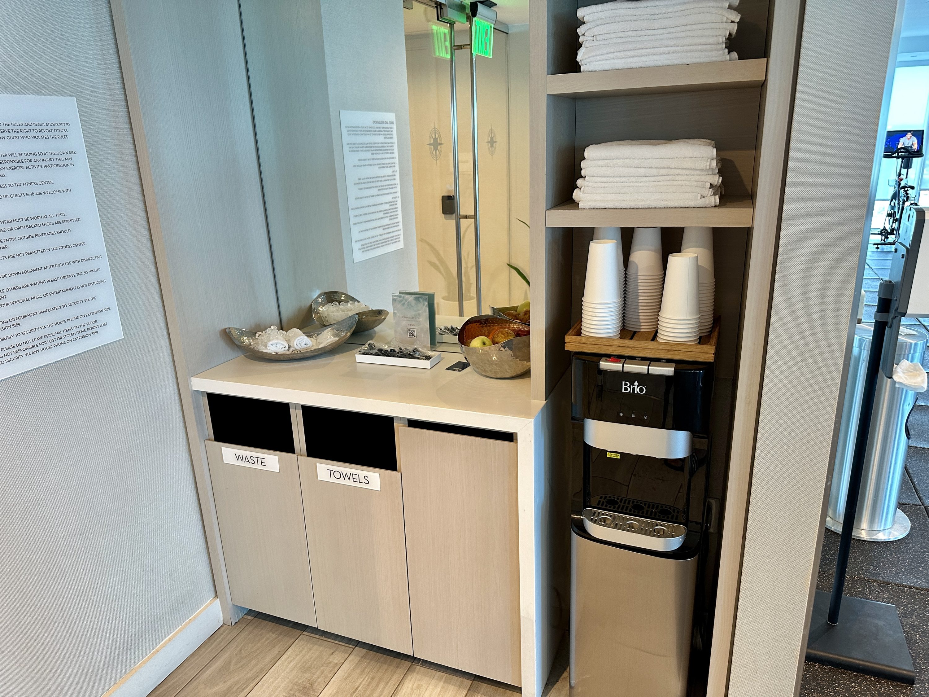 Conrad Fort Lauderdale Gym Amenities