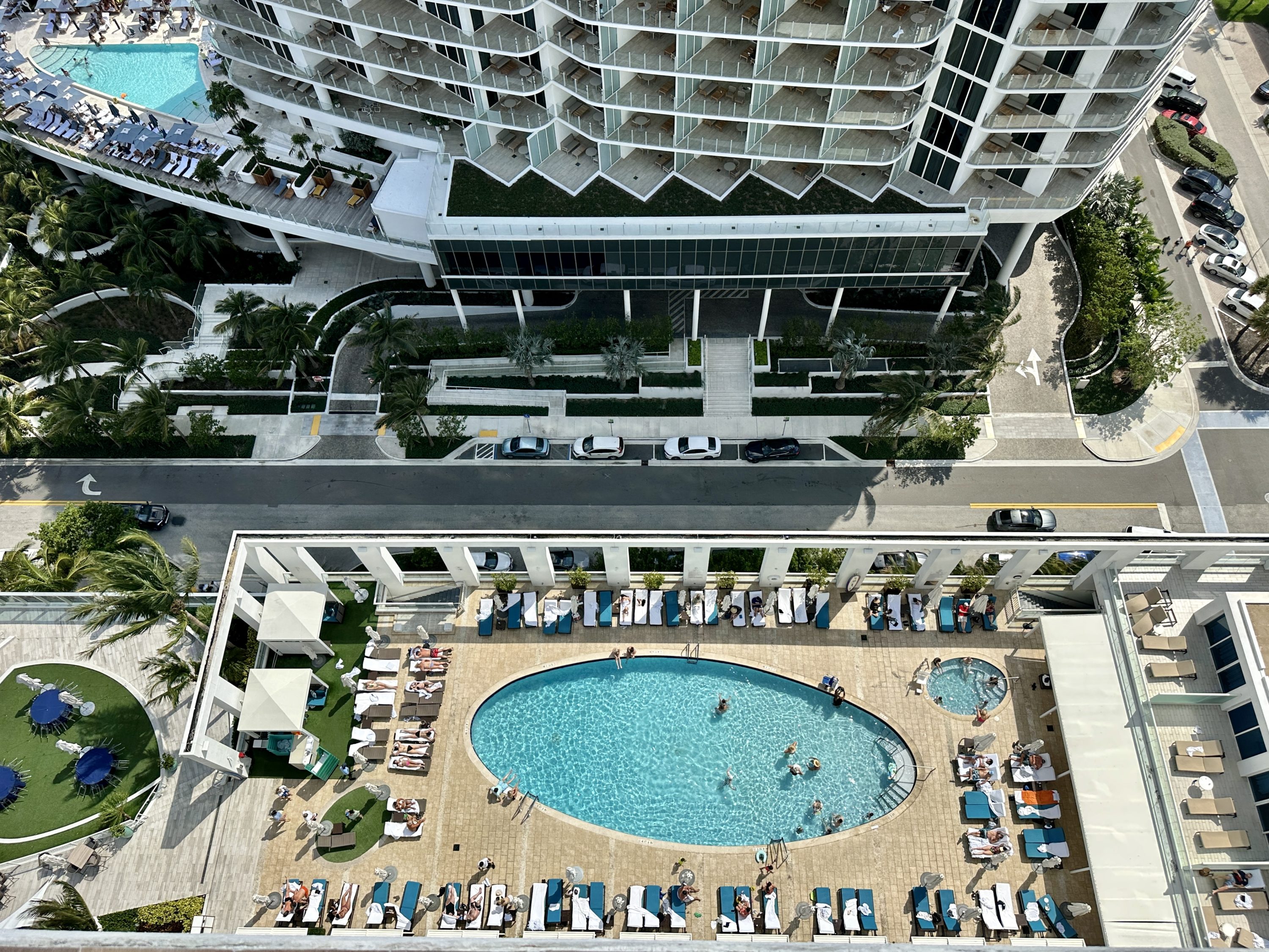 Conrad Fort Lauderdale Pool Aerial Conrad Fort Lauderdale Pool Aerial