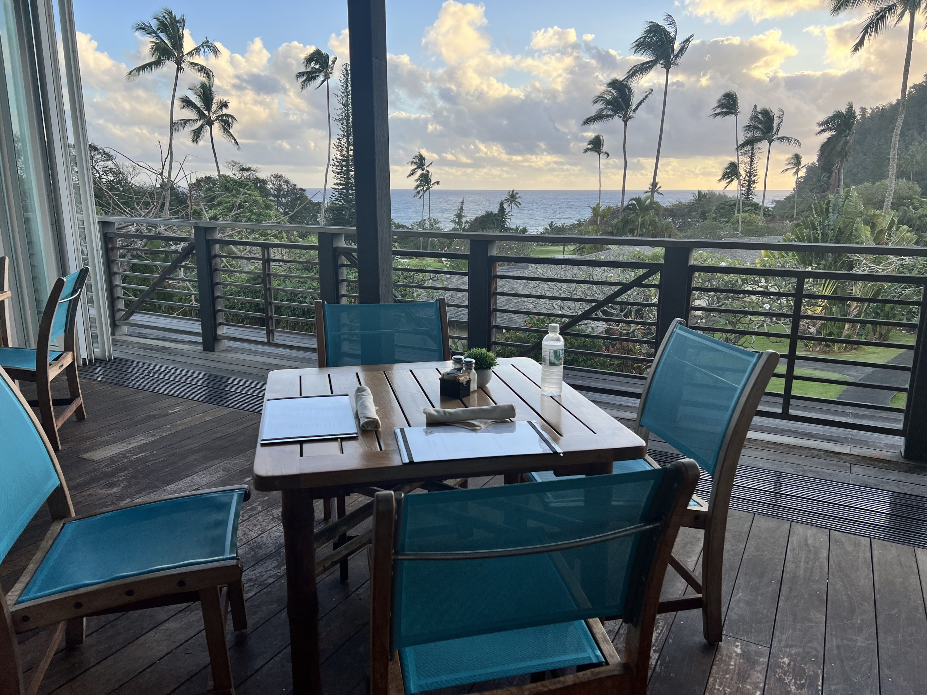 Hana Maui Breakfast table Hana Maui Breakfast table