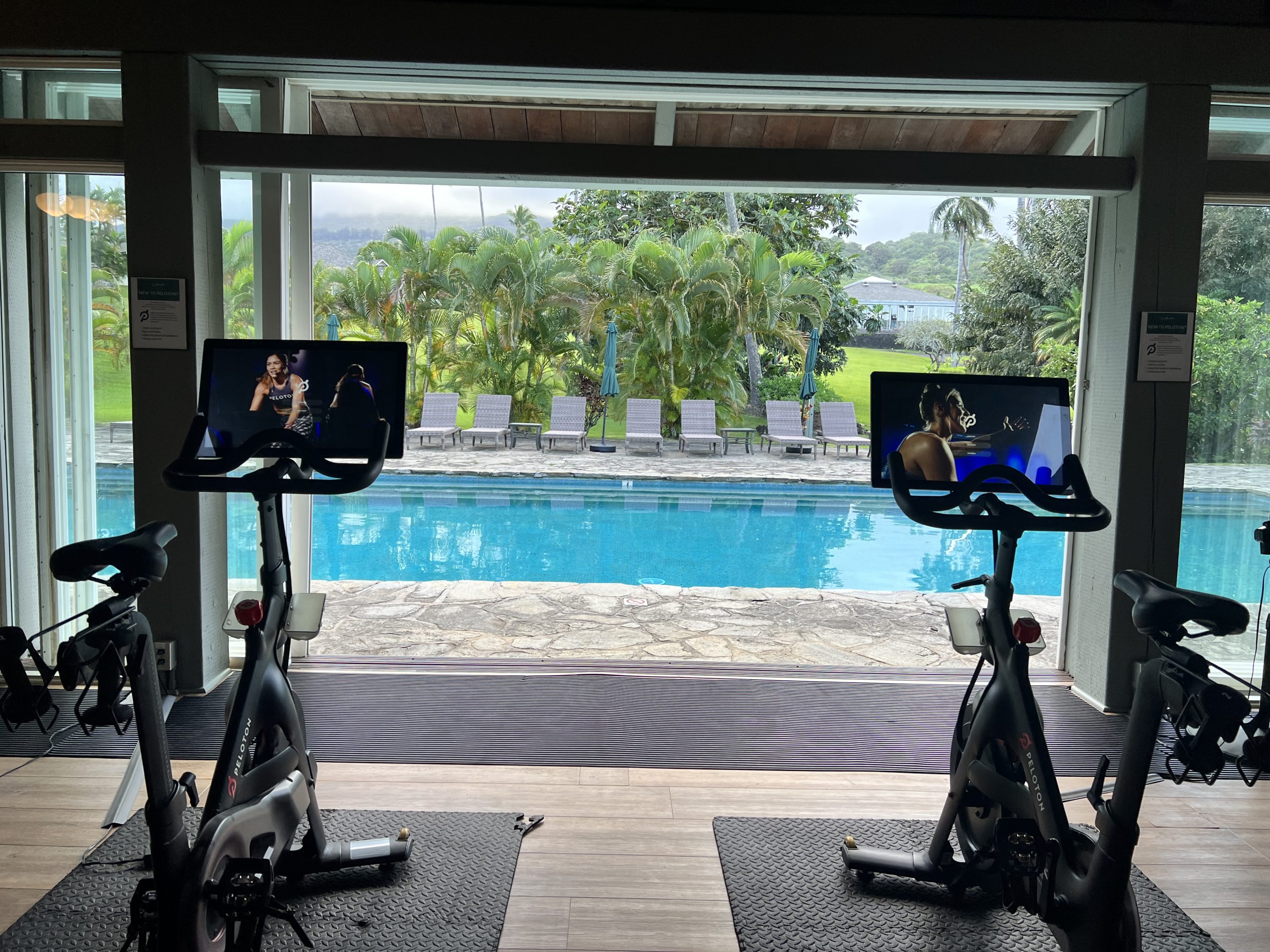 Hana Maui Peloton Pool view Hana Maui Peloton Pool view