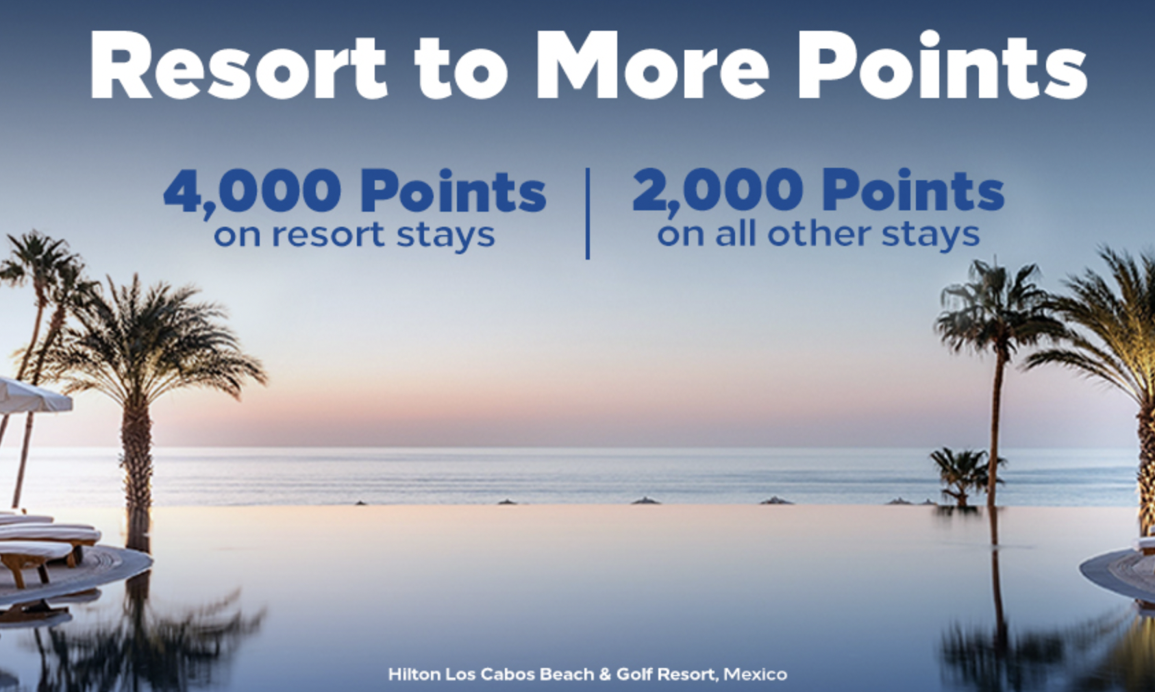Hilton Points Unlimited promotion