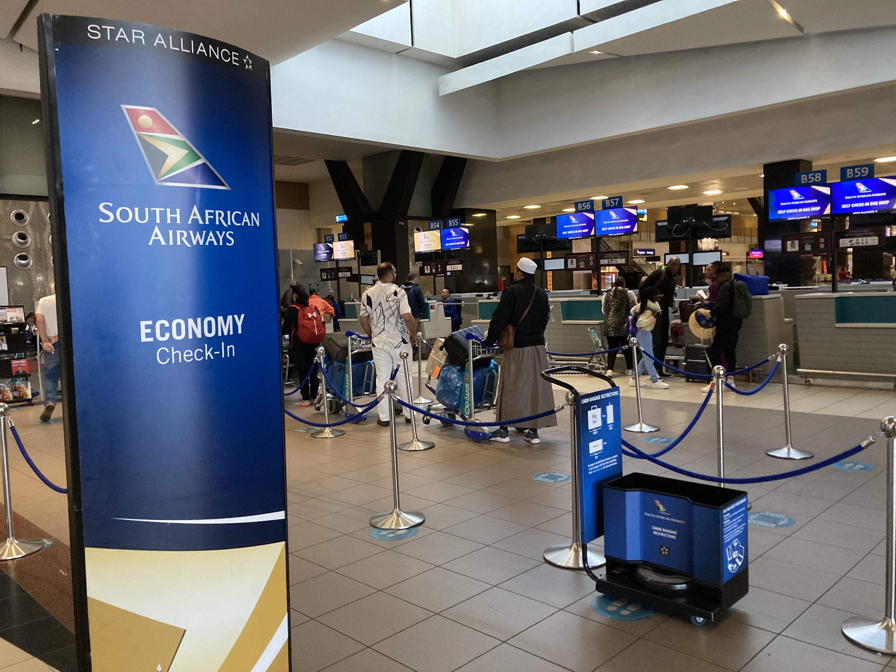 JNB SAA check in economy JNB SAA check in economy