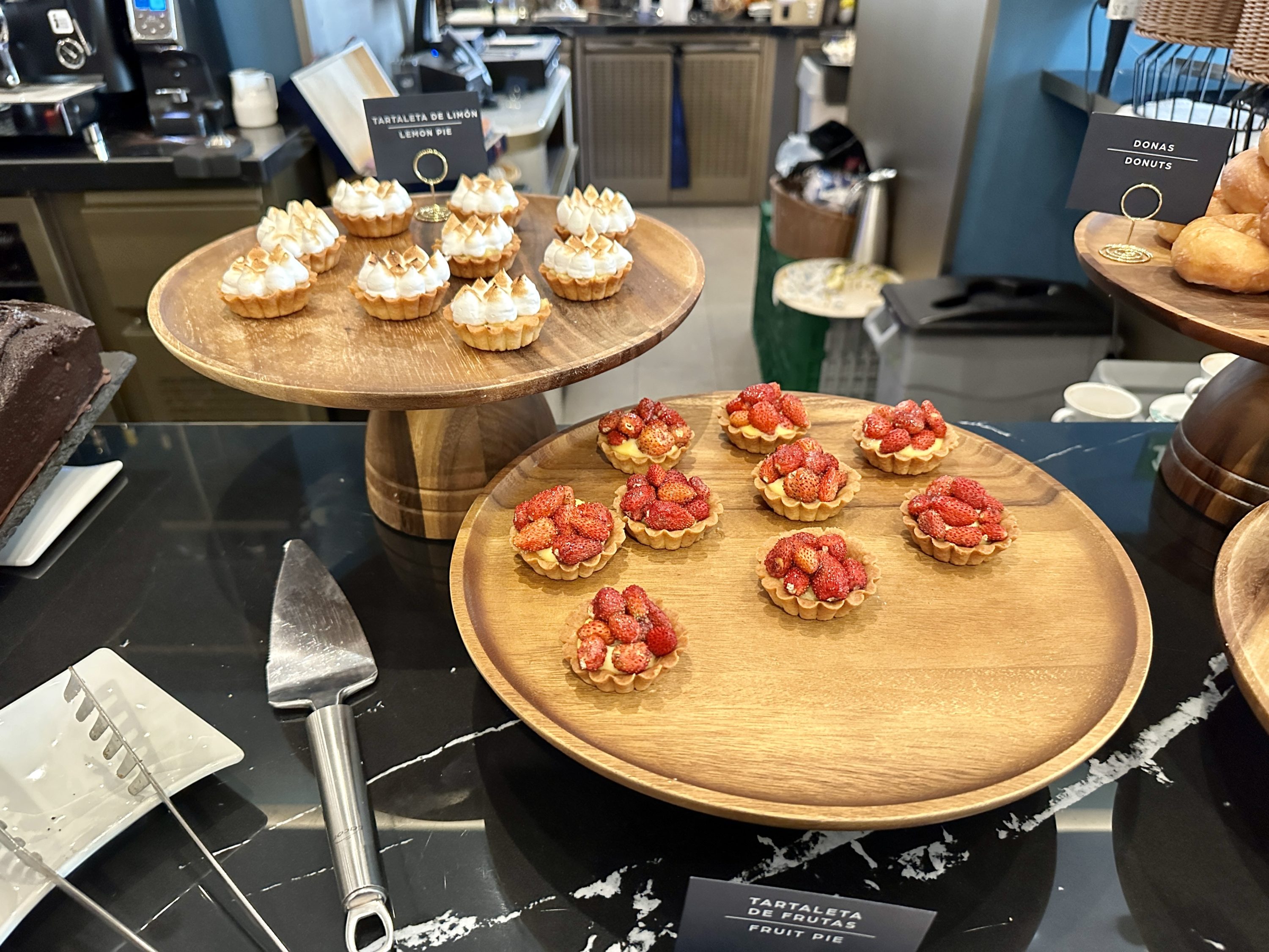 JW Marriott Madrid Buffet Tarts