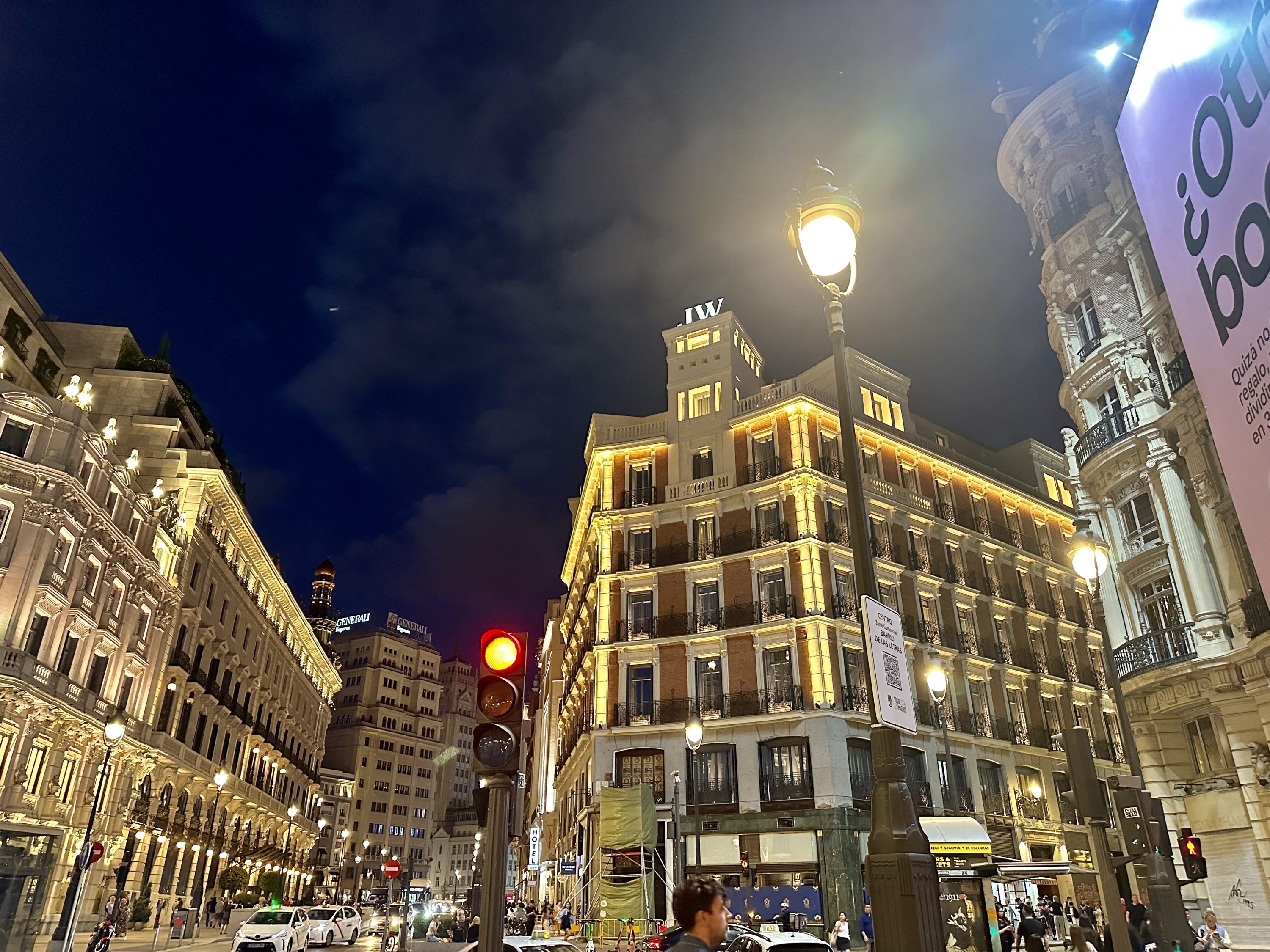JW Marriott Madrid Exterior Nighttime