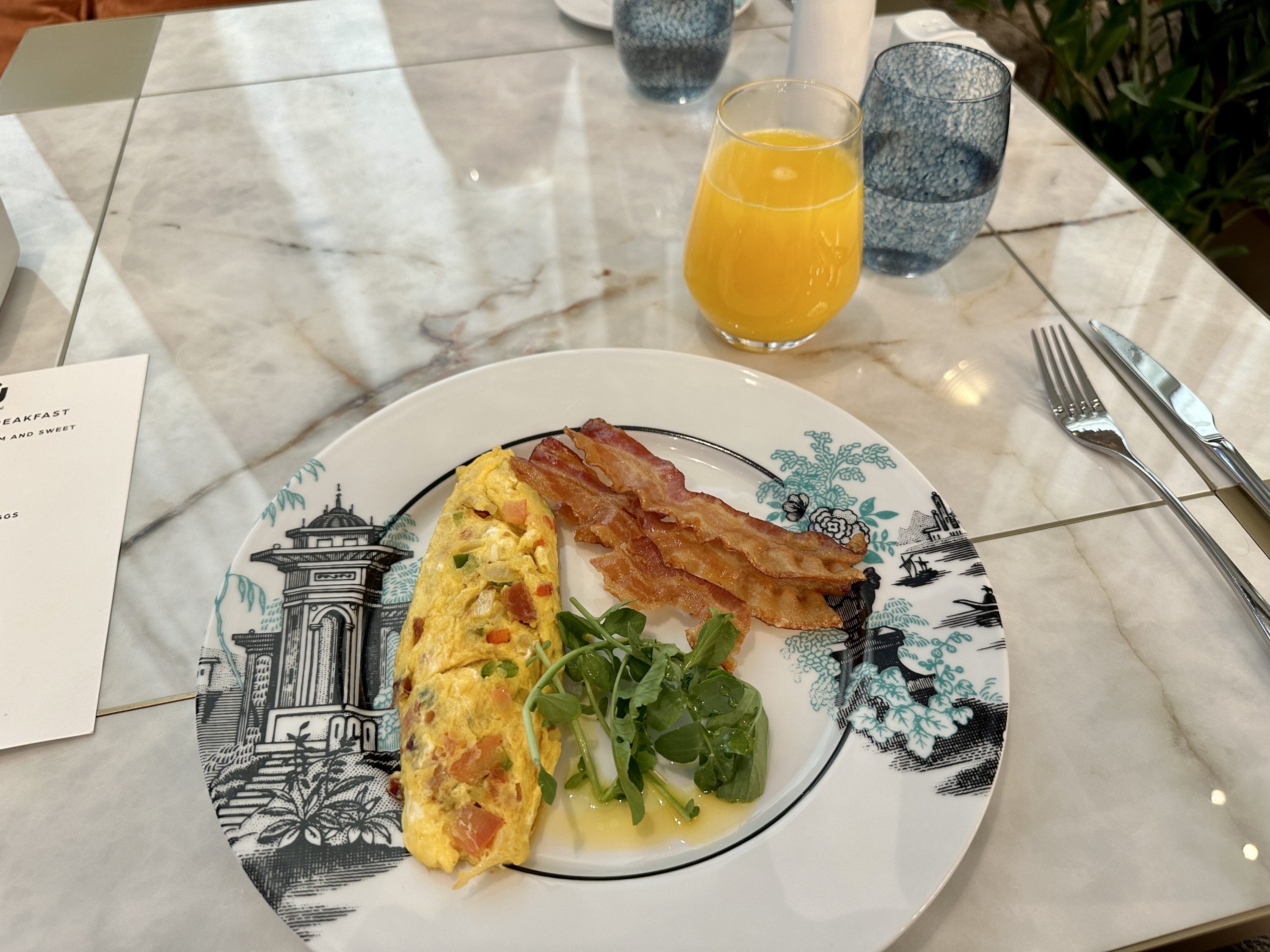 JW Marriott Madrid Omelet