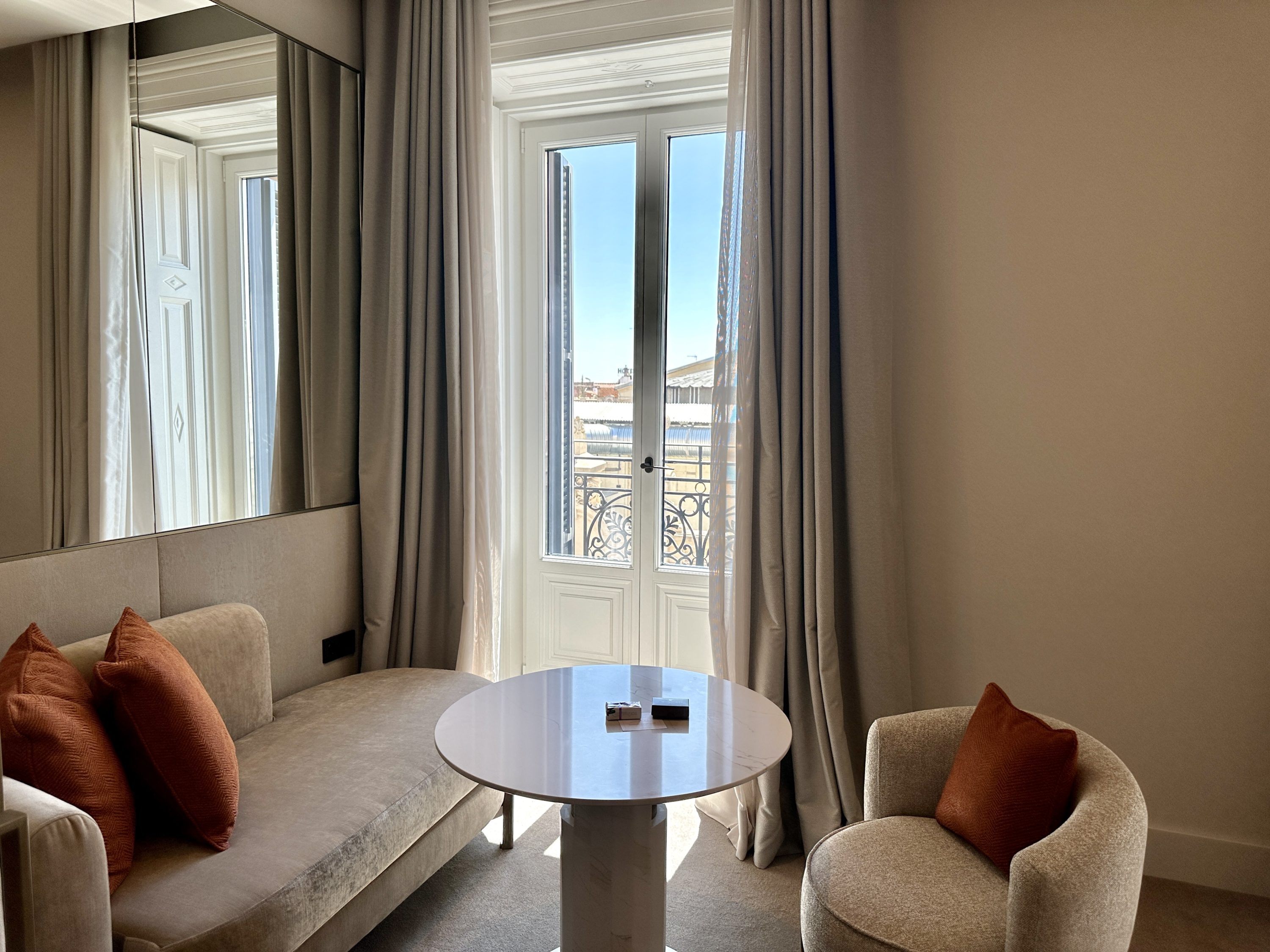 JW Marriott Madrid Seating With Balcony