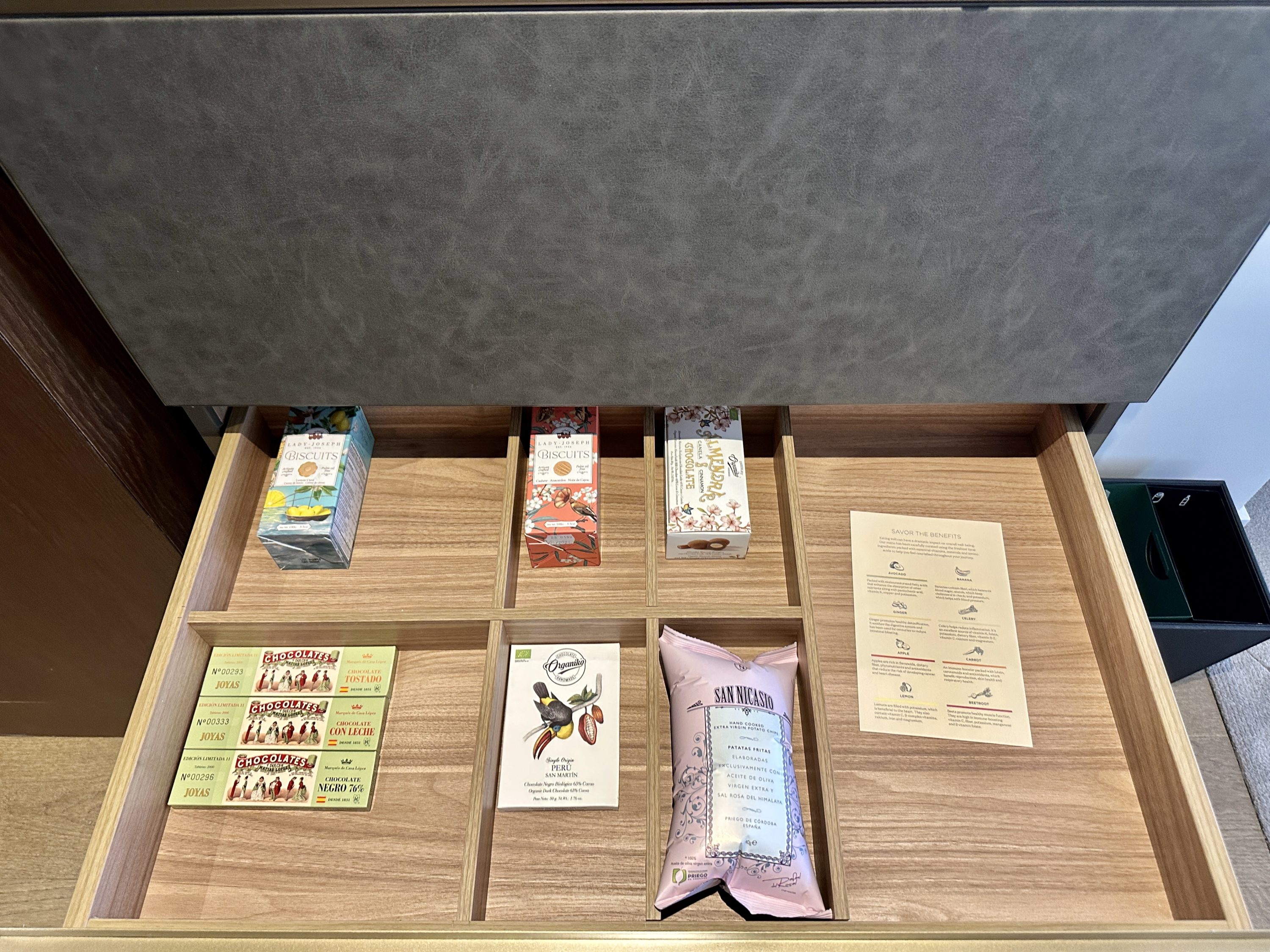 JW Marriott Madrid Snacks