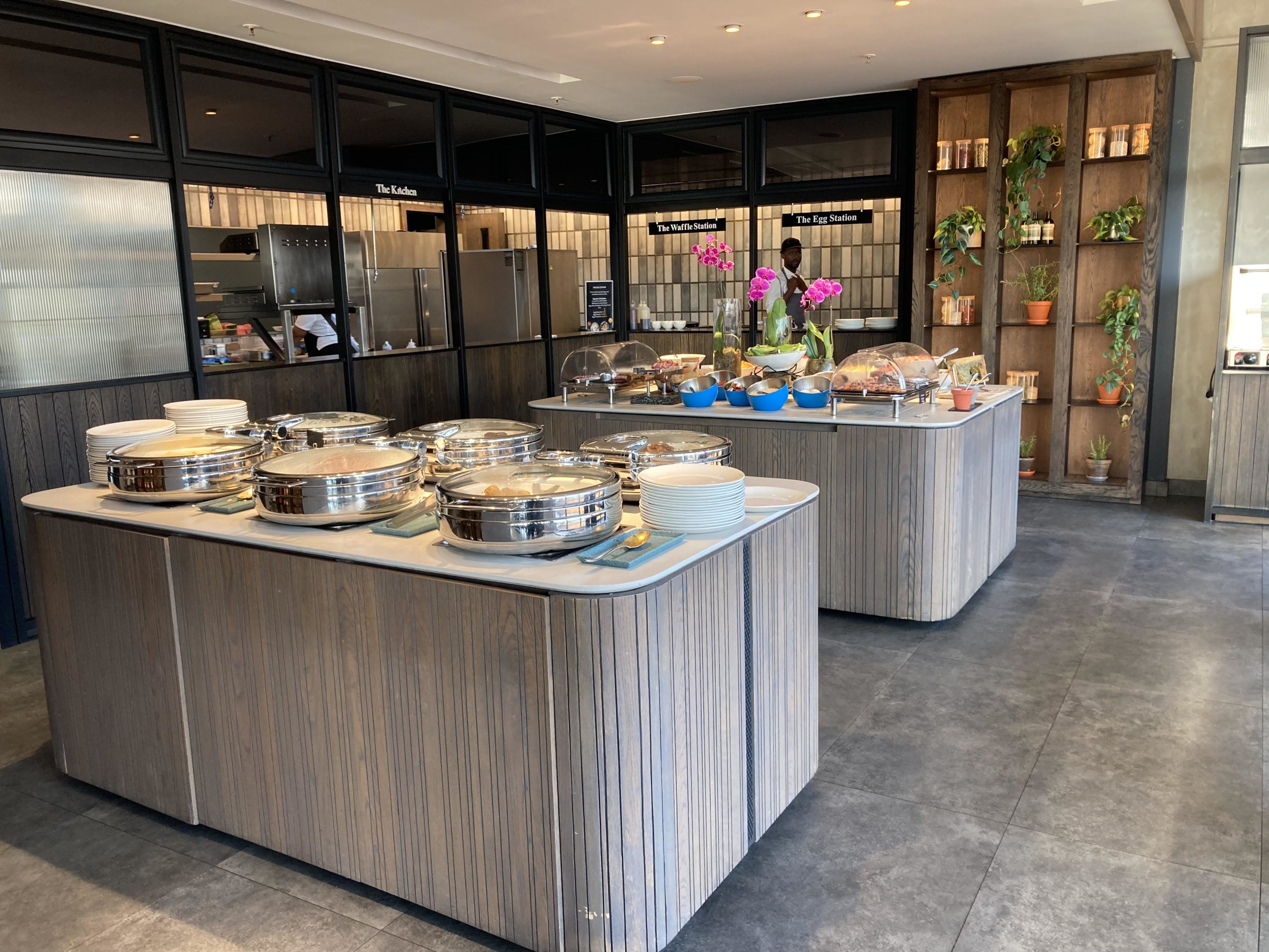 Johannesburg Marriott Hotel Melrose Arch Keystone Bistro hot stations