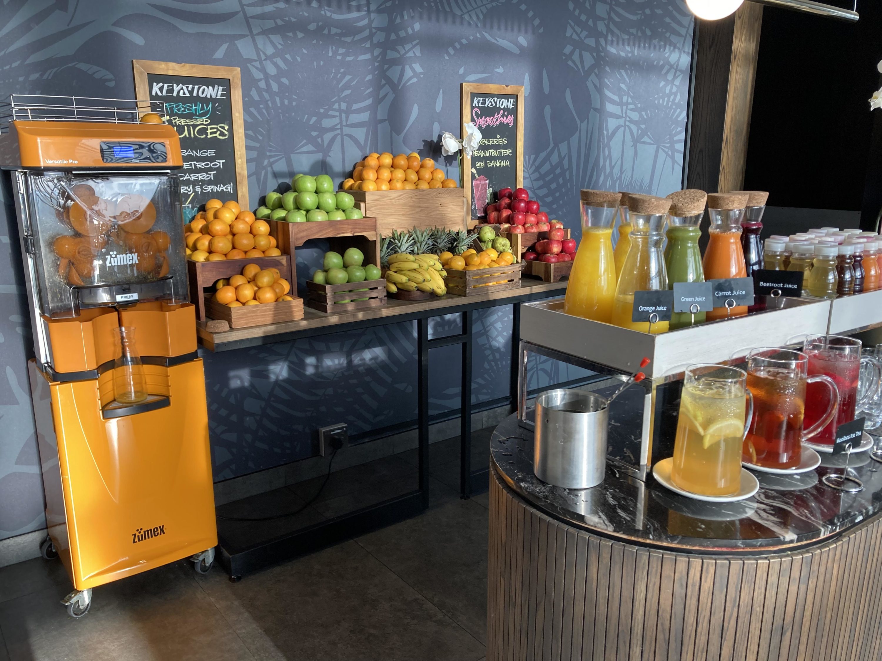 Johannesburg Marriott Hotel Melrose Arch Keystone Bistro juice