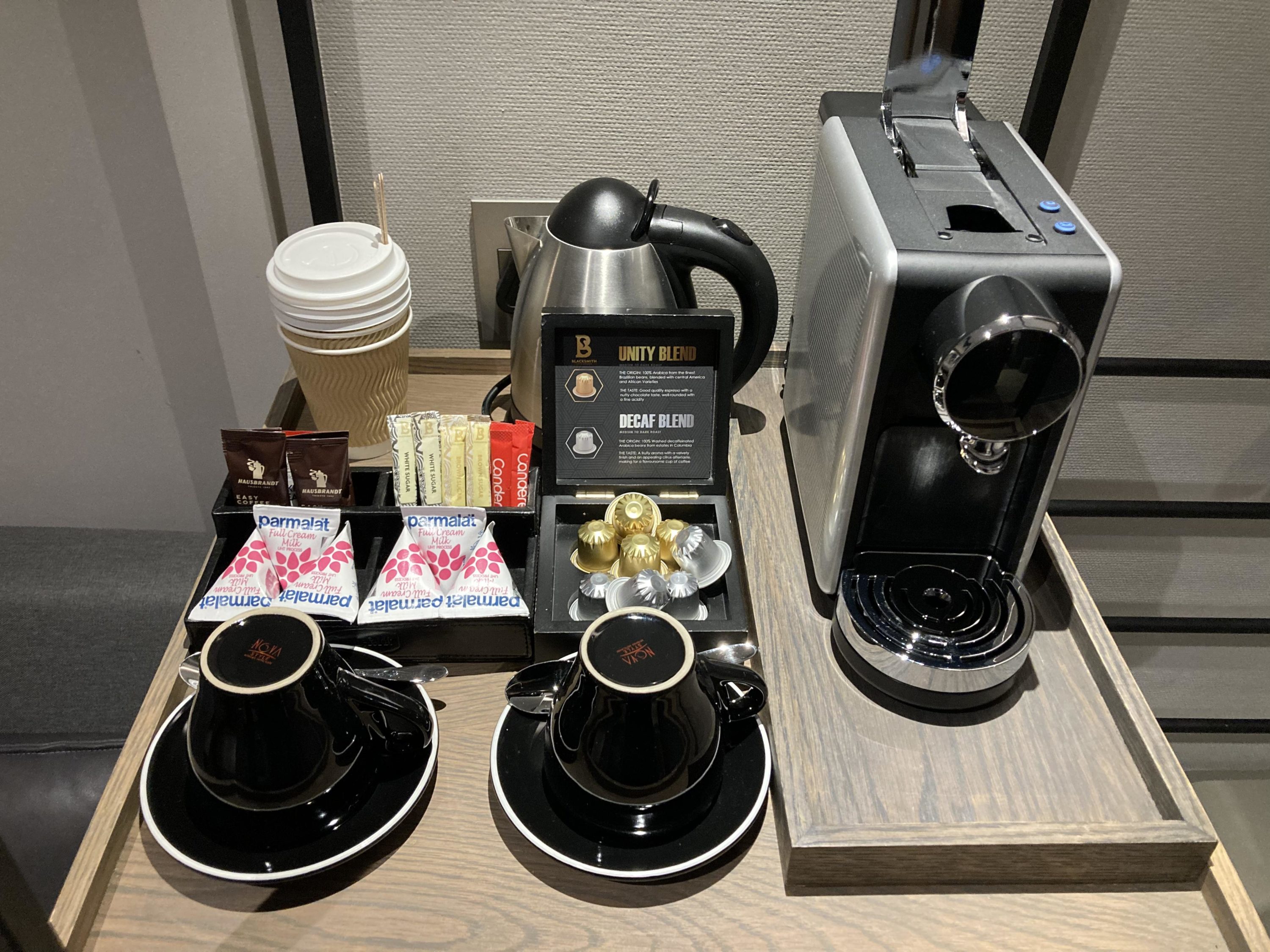 Johannesburg Marriott Hotel Melrose Arch coffee station