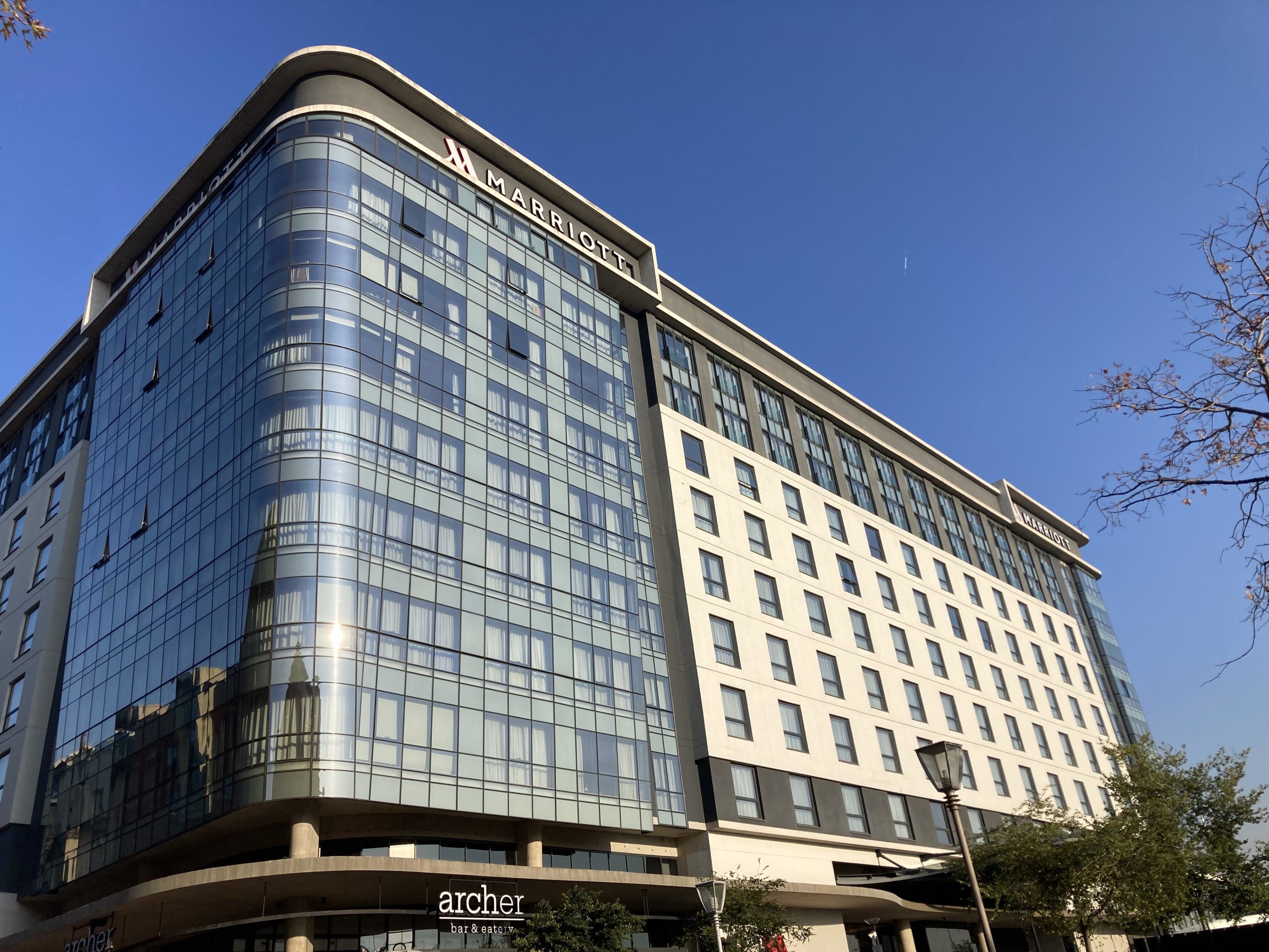 Johannesburg Marriott Hotel Melrose Arch exterior day