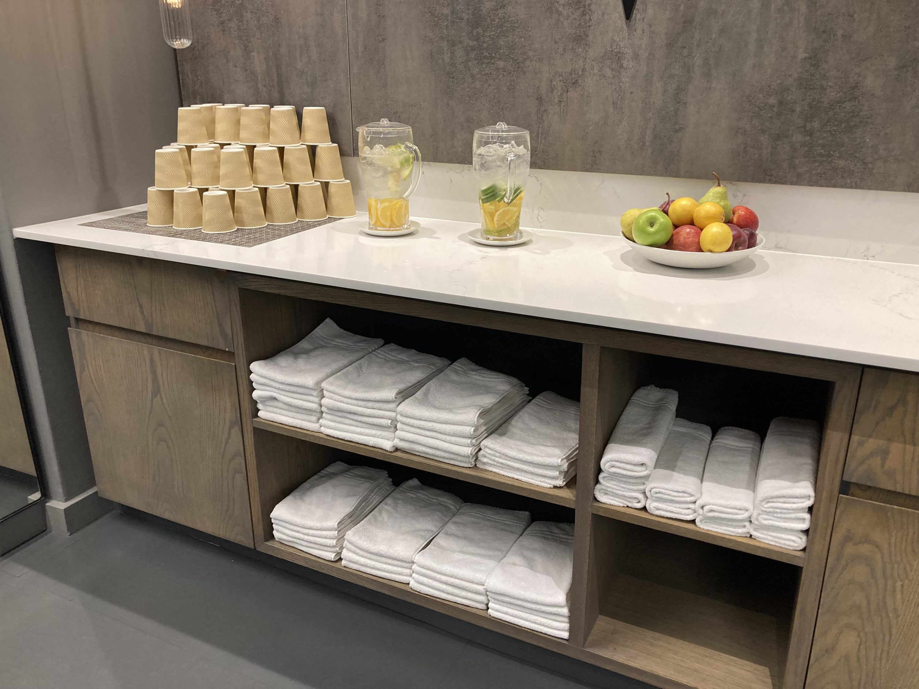 Johannesburg Marriott Hotel Melrose Arch fitness center water fruits