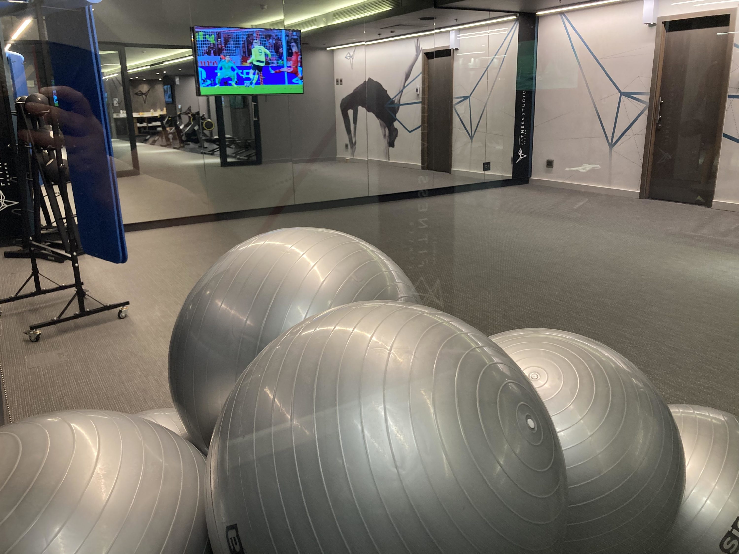 Johannesburg Marriott Hotel Melrose Arch fitness center yoga studio