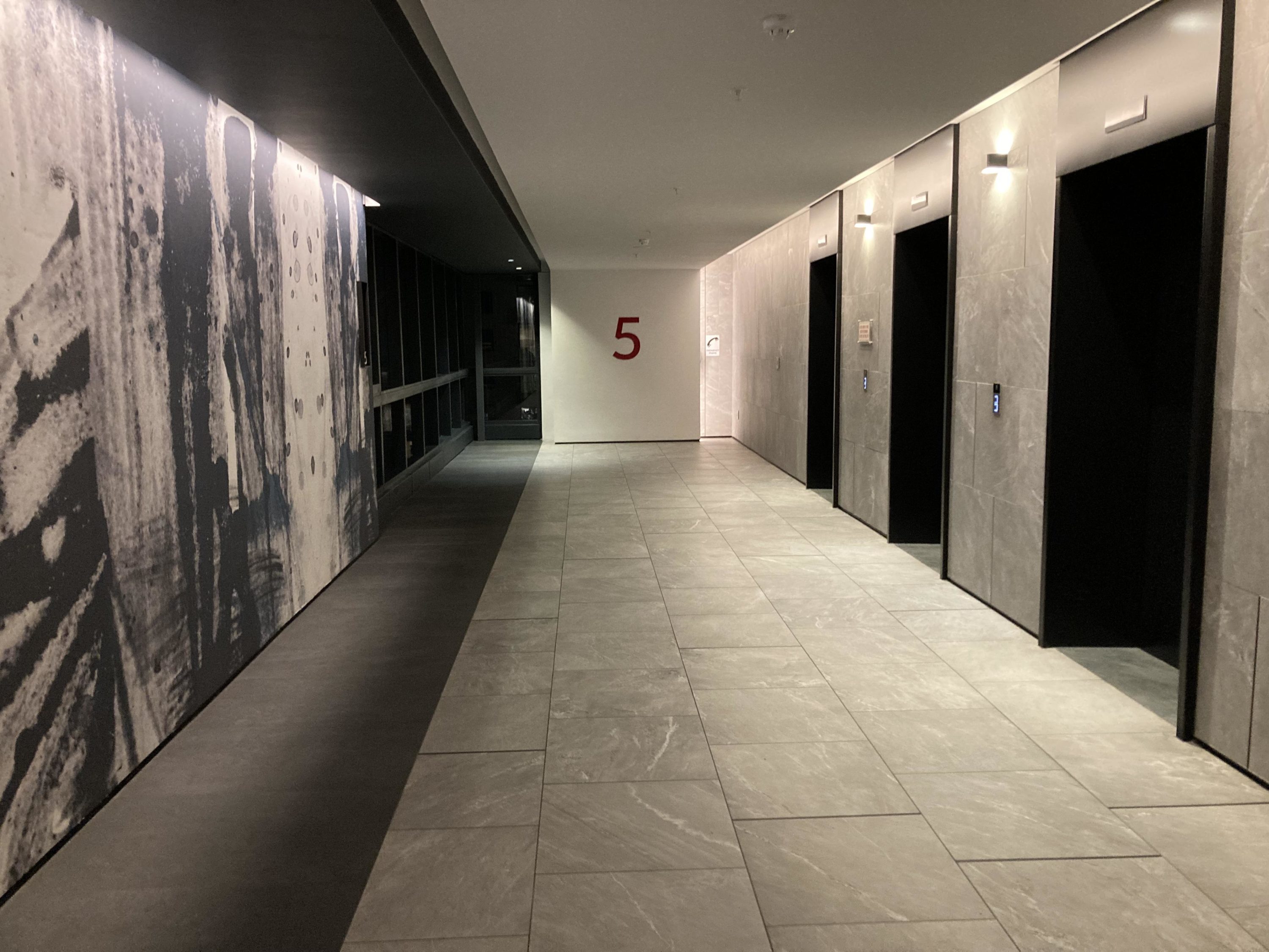 Johannesburg Marriott Hotel Melrose Arch floor 5 elevator bank