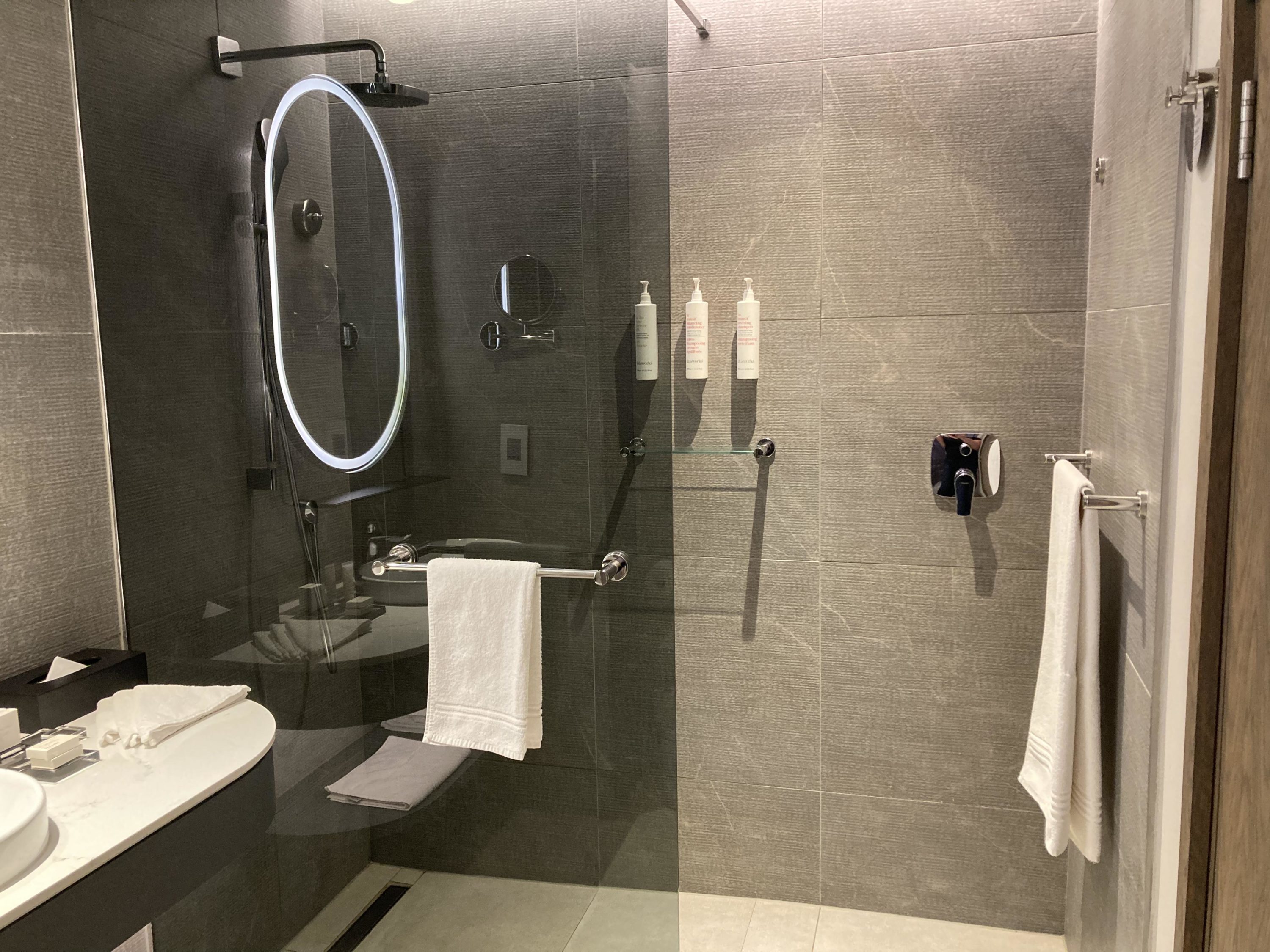 Johannesburg Marriott Hotel Melrose Arch shower exterior