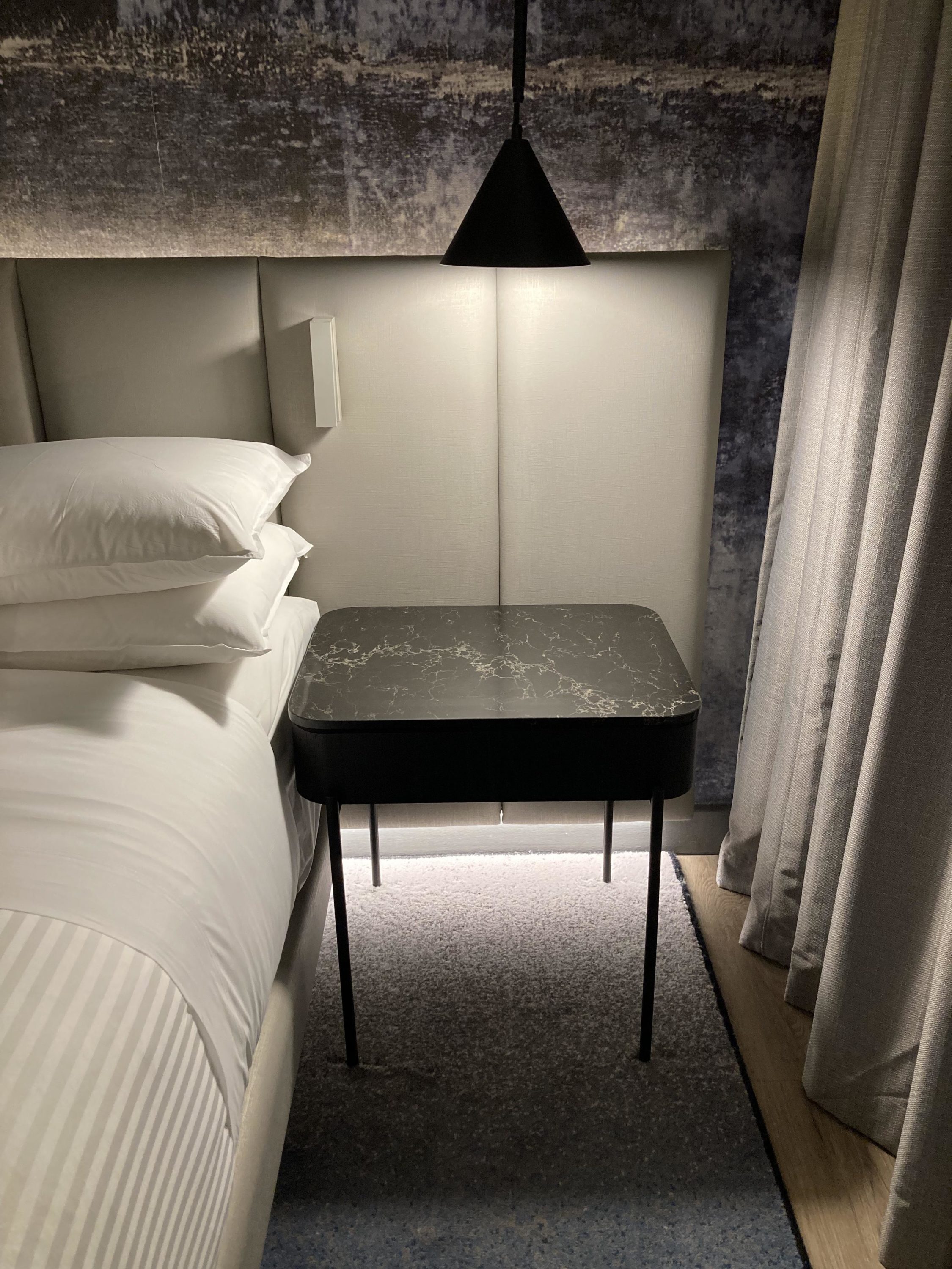 Johannesburg Marriott Hotel Melrose Arch side table lamp right