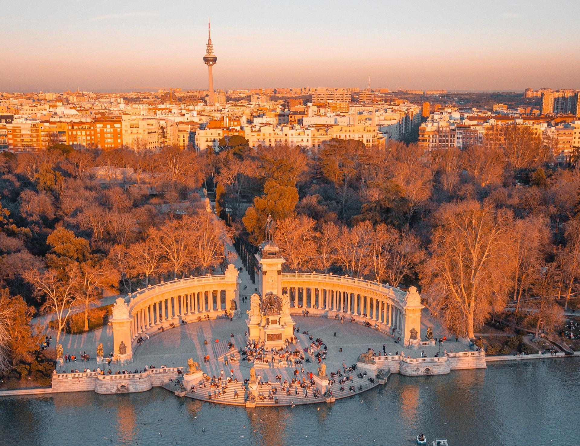 Madrid's Retiro Park in Autumn