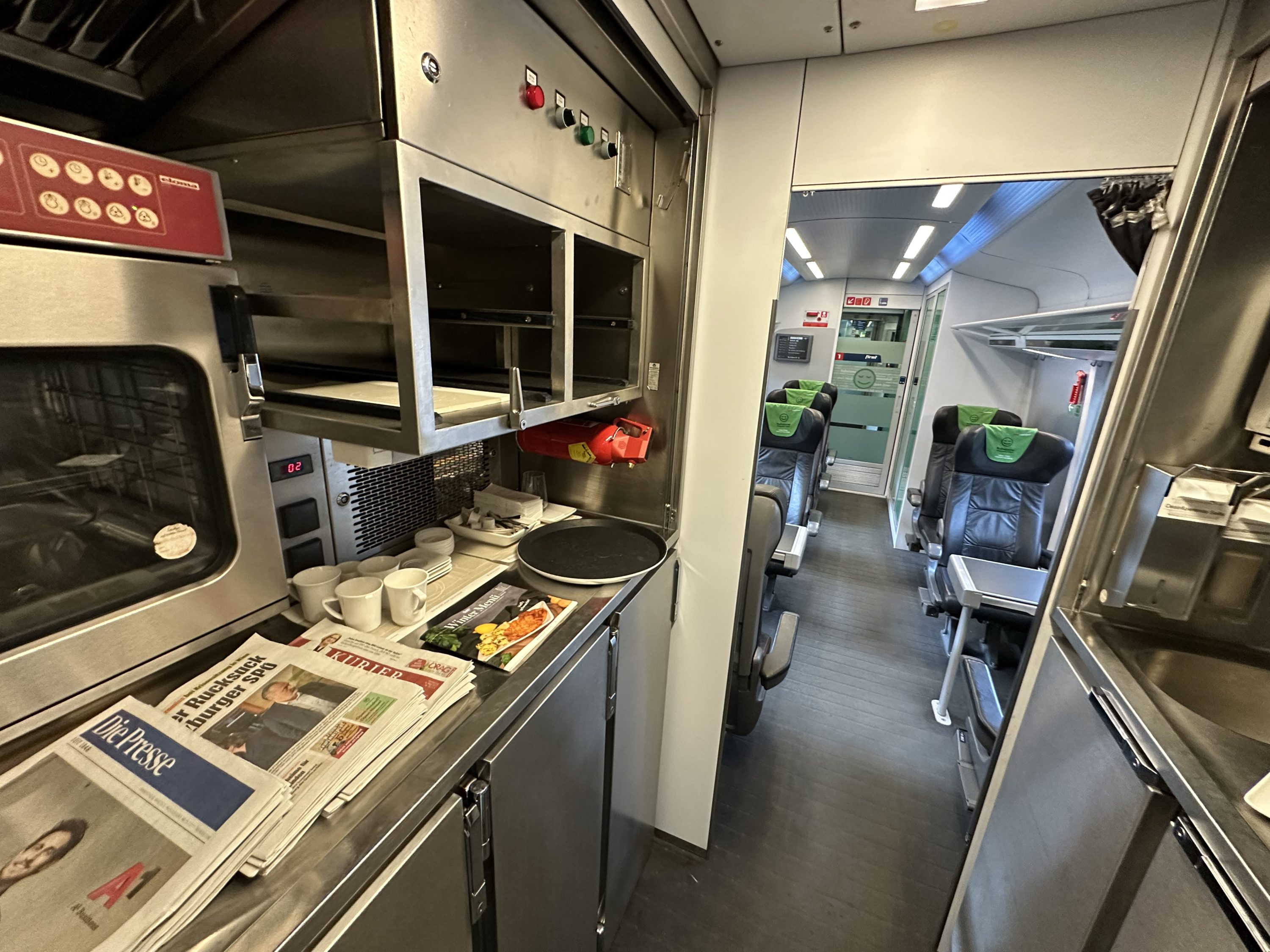 OBB Railjet Galley