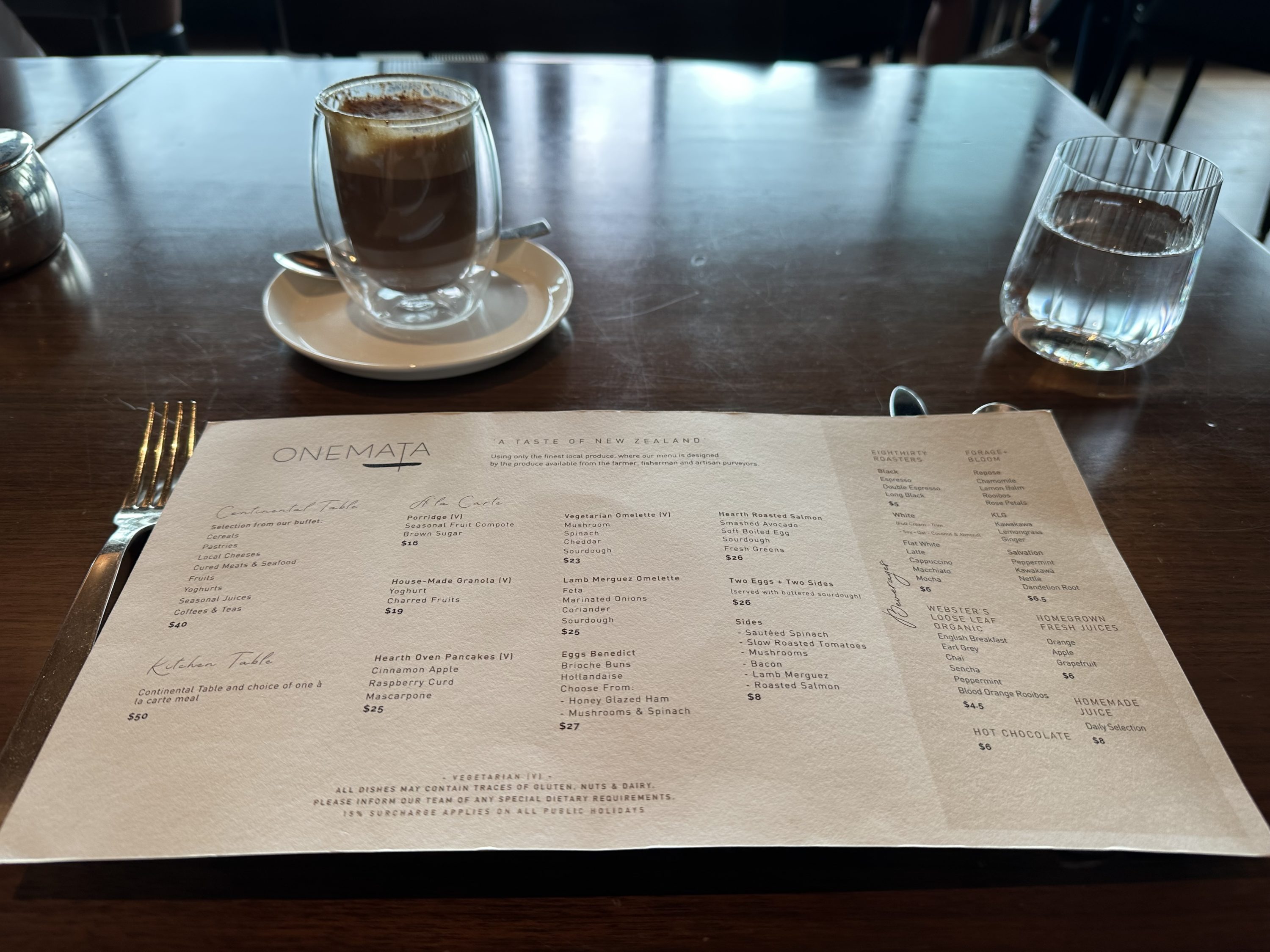 Park Hyatt Auckland Breakfast Menu Park Hyatt Auckland Breakfast Menu