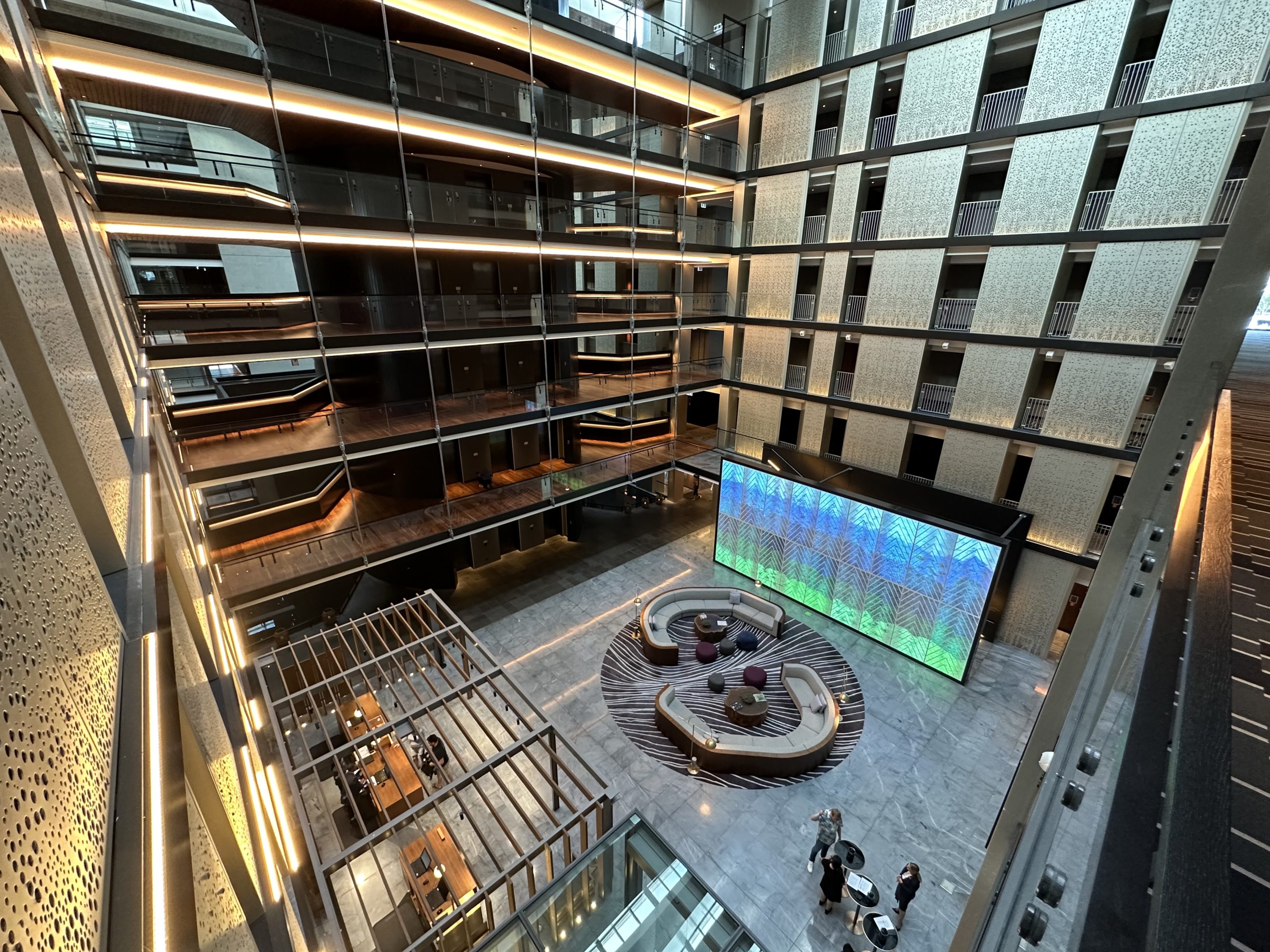 Park Hyatt Auckland View into Lobby Park Hyatt Auckland View into Lobby