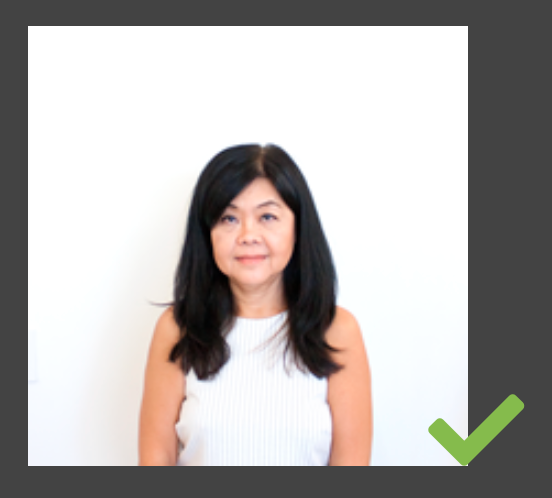 Passport photo for online renewal 