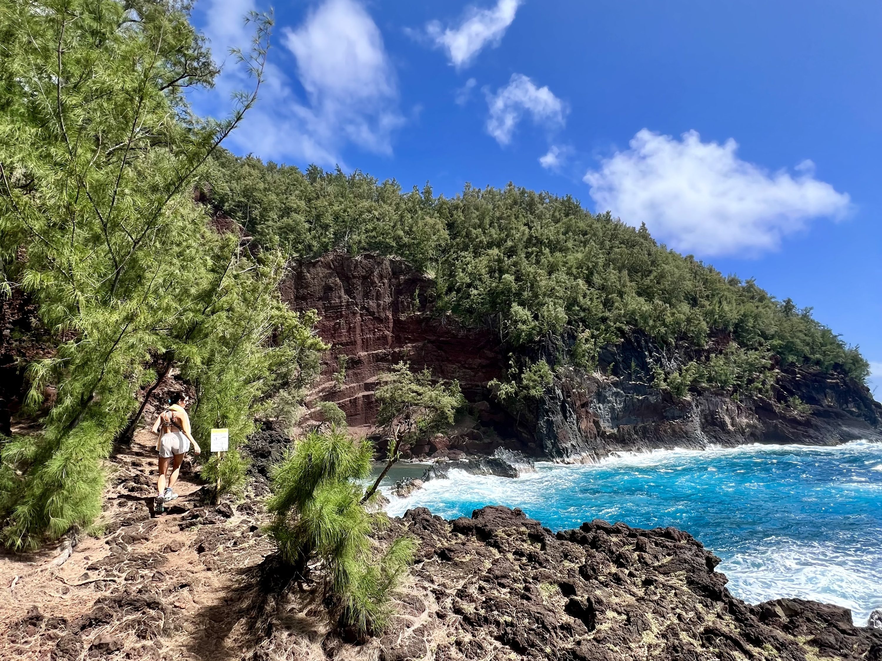 Red sand beach Maui Red sand beach Maui