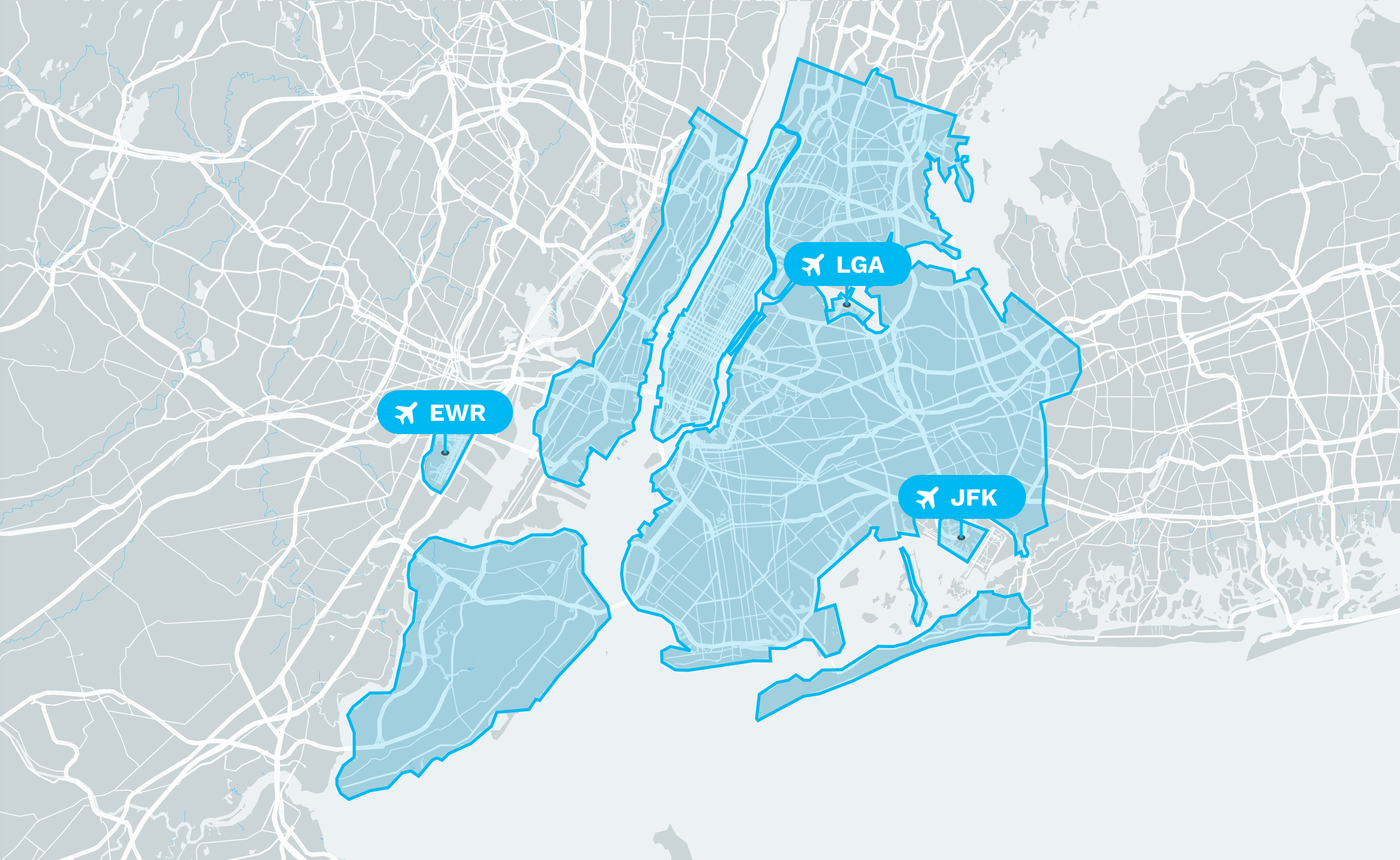 Revel March 2023 Rideshare Map