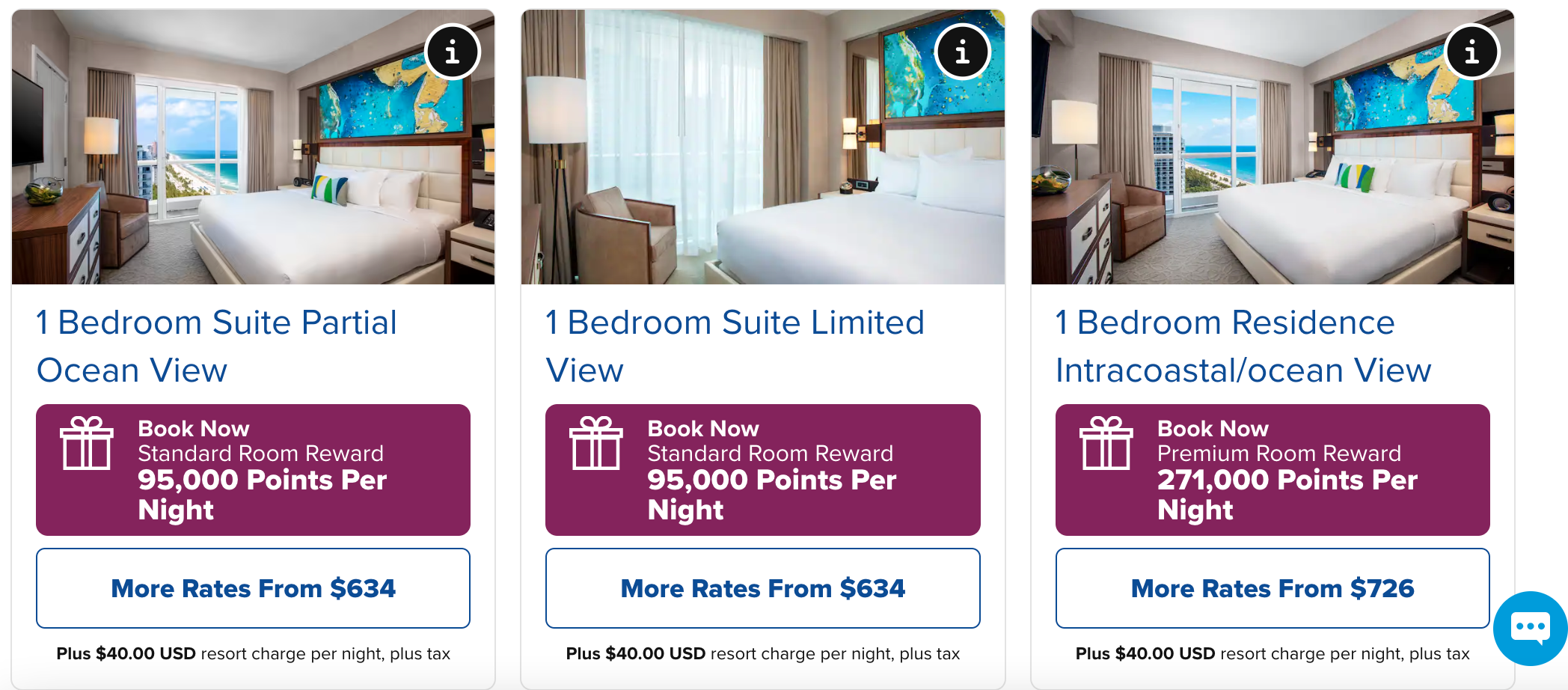 Conrad Fort Lauderdale Points Rates
