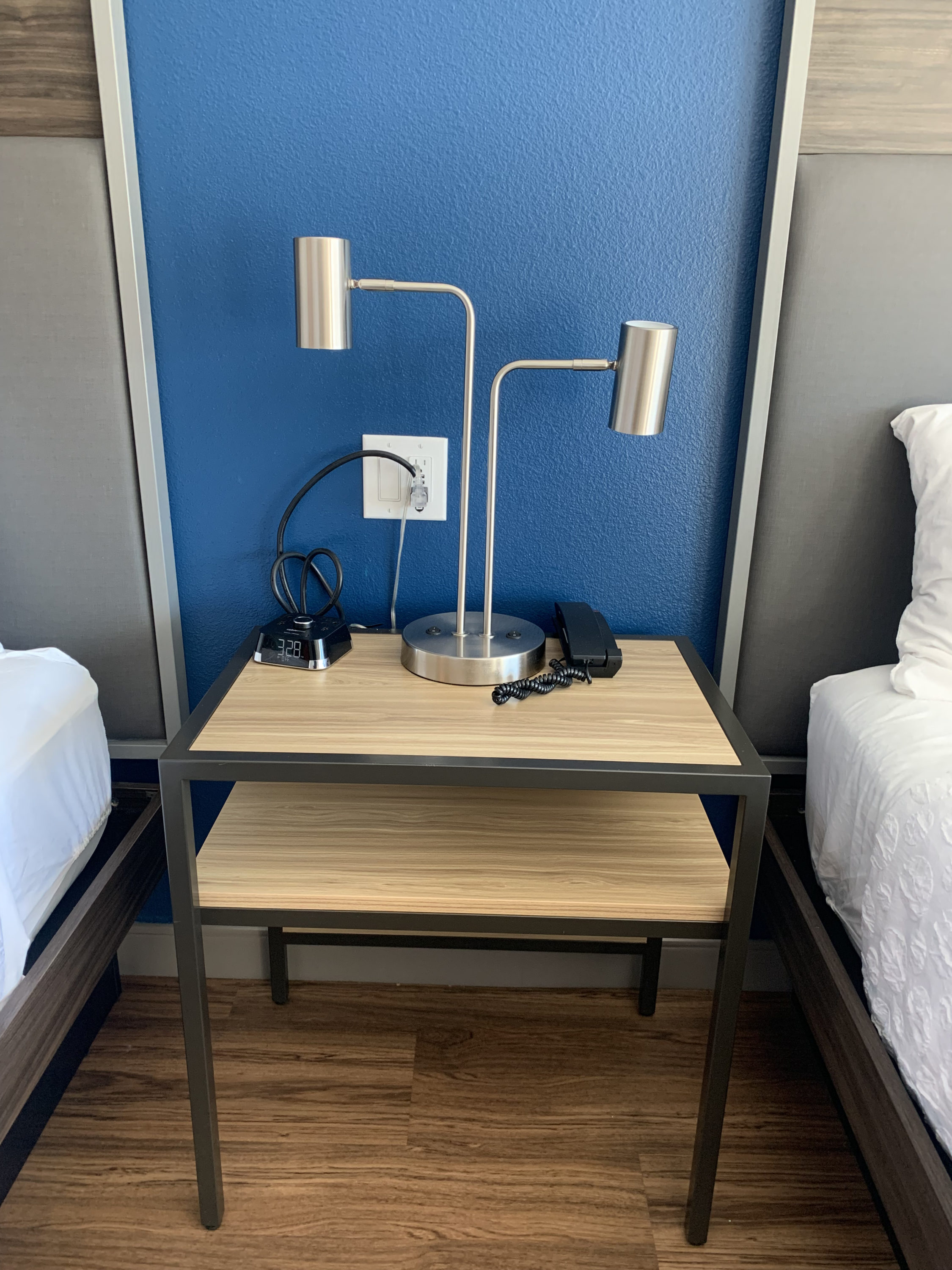 Tru by Hilton Frisco Dallas guestroom nightstand