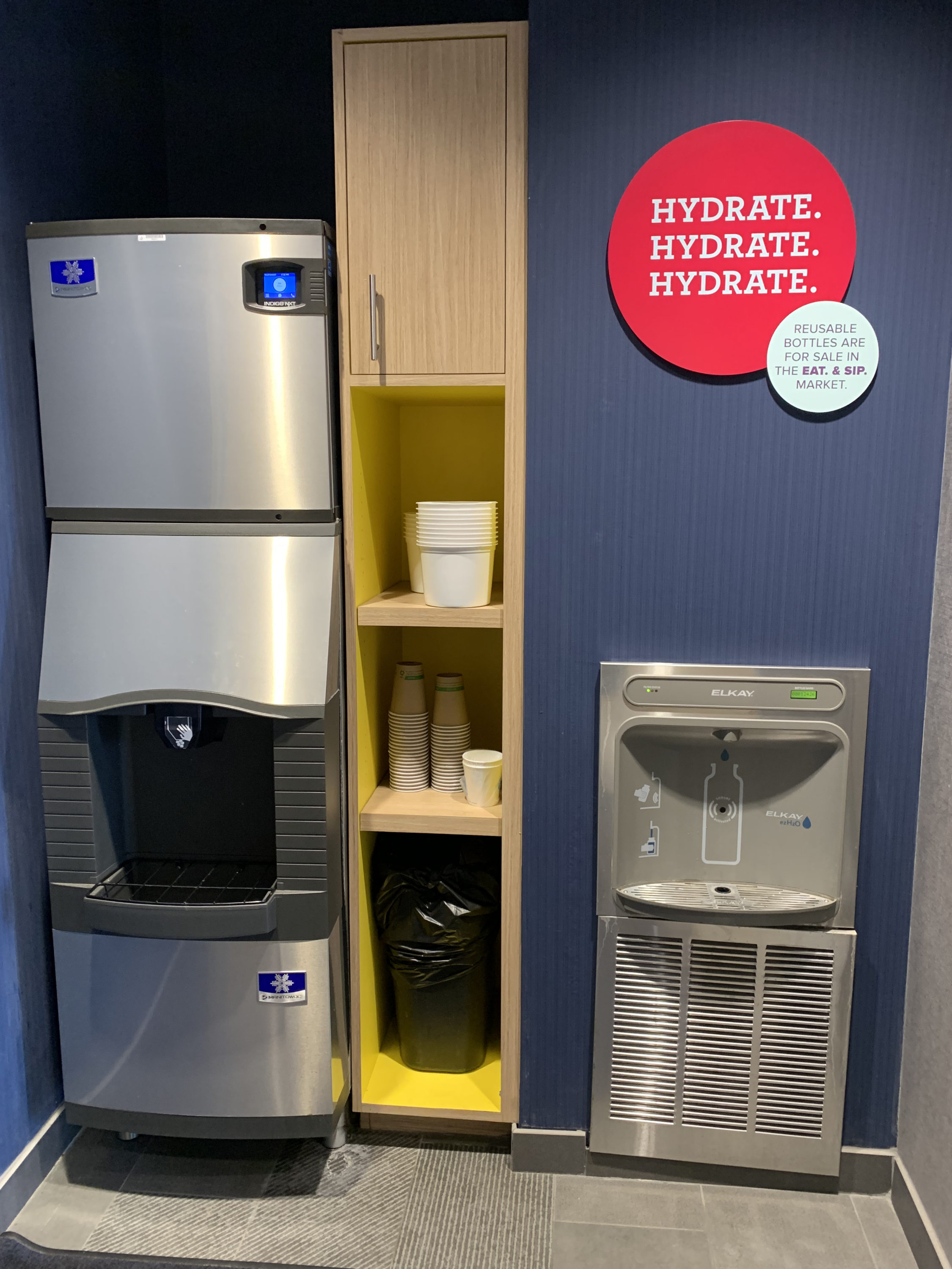 Tru by Hilton Frisco Dallas water and ice station