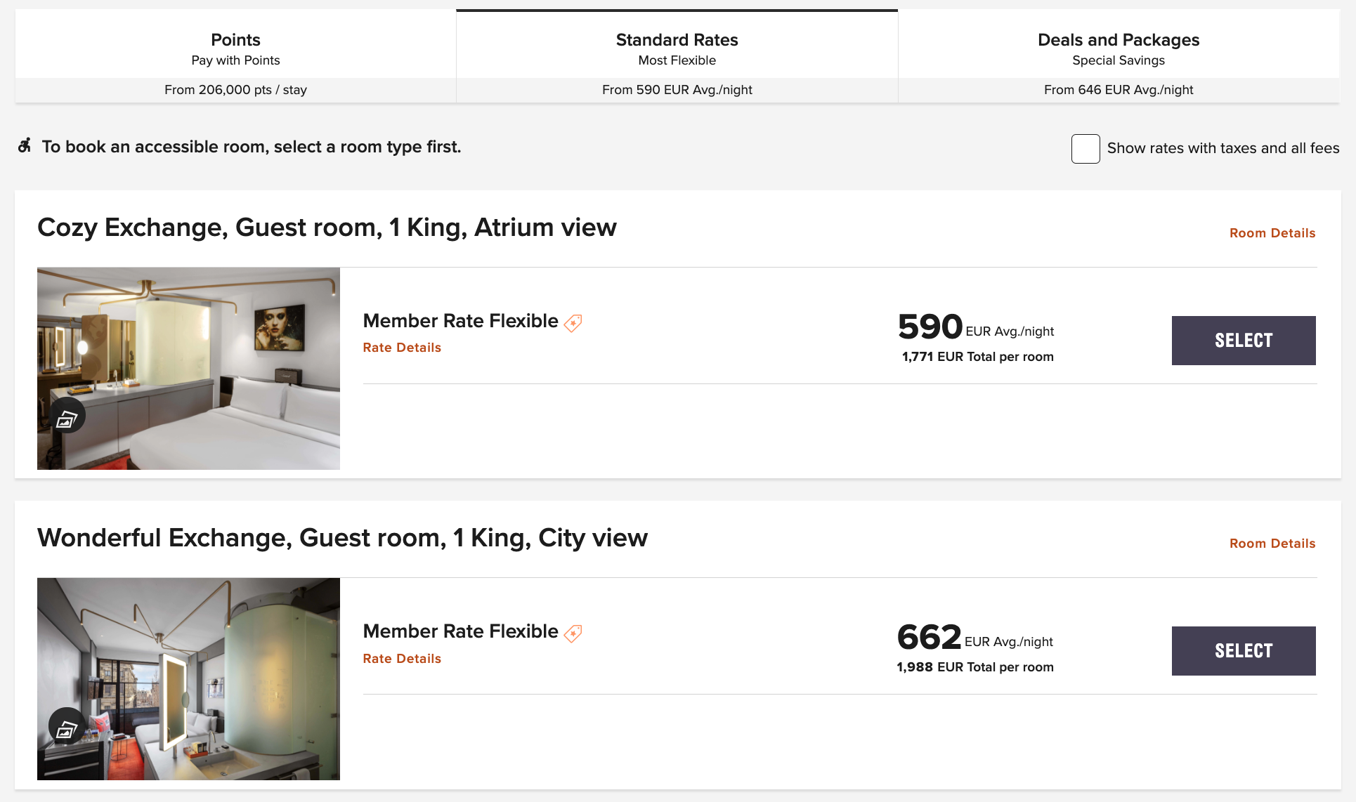 W Amsterdam Cash Rates W Amsterdam Cash Rates
