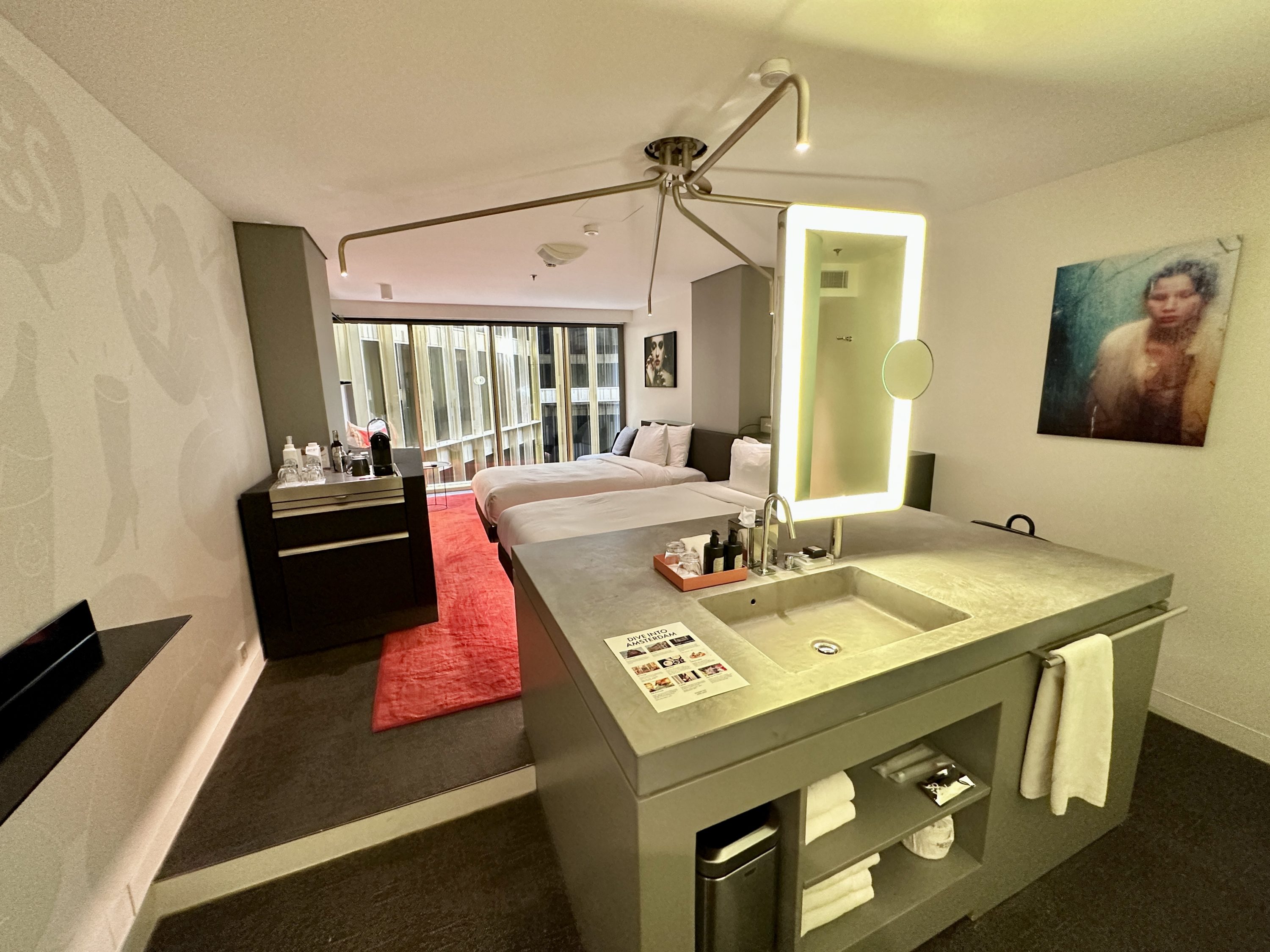 W Amsterdam Guest Room Entrance W Amsterdam Guest Room Entrance