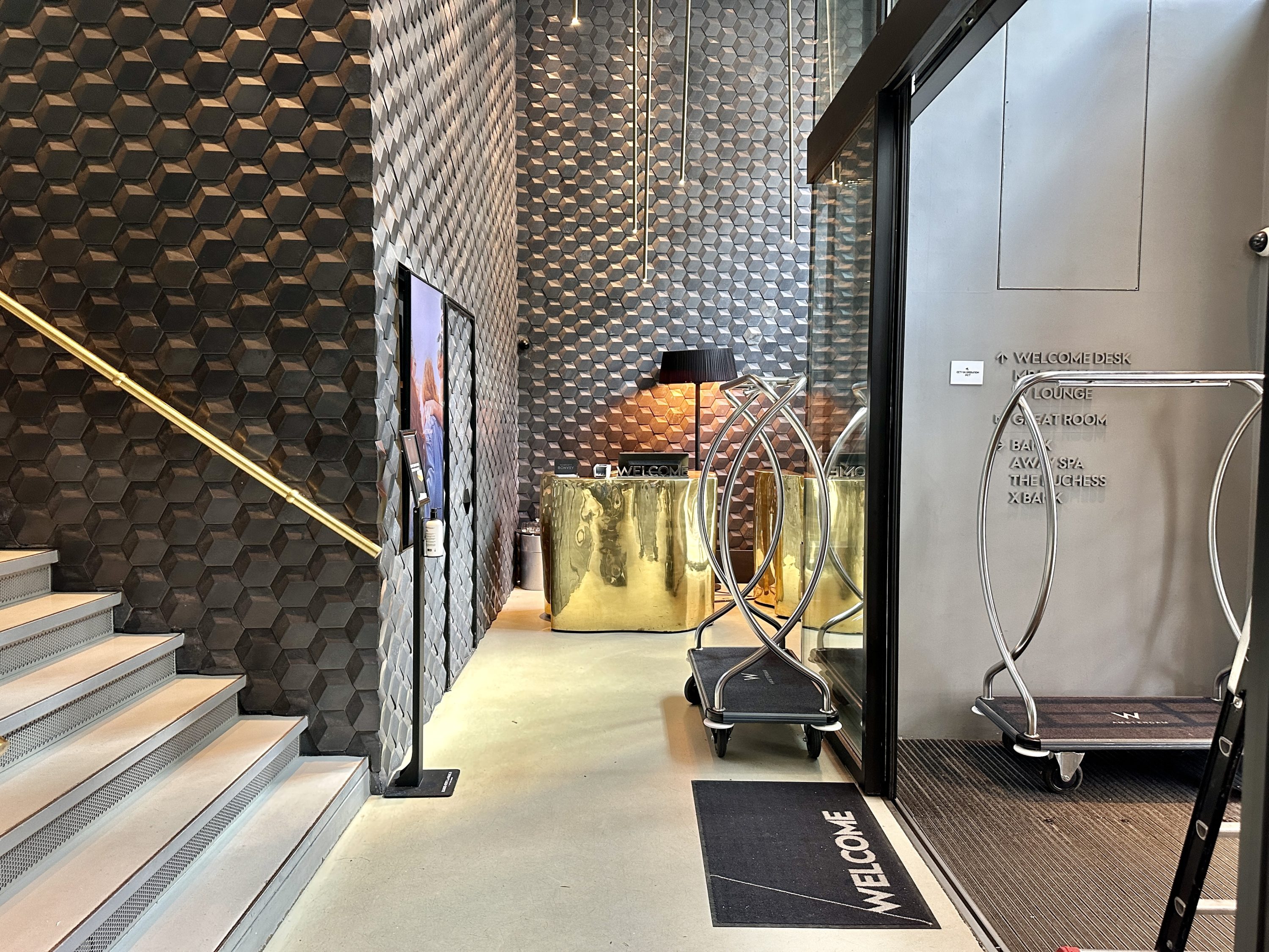 W Amsterdam Lobby W Amsterdam Lobby
