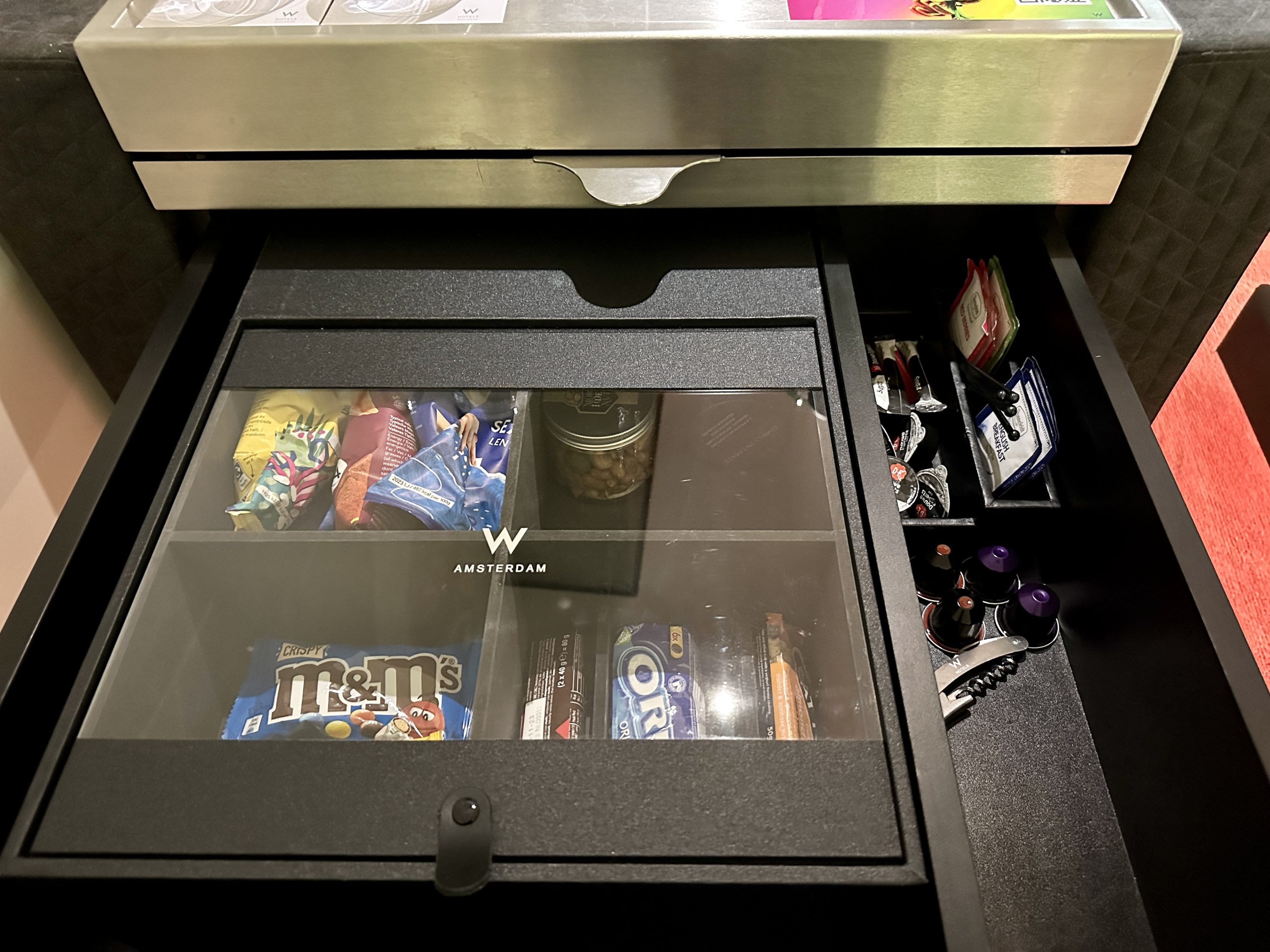 W Amsterdam Minibar Snacks W Amsterdam Minibar Snacks