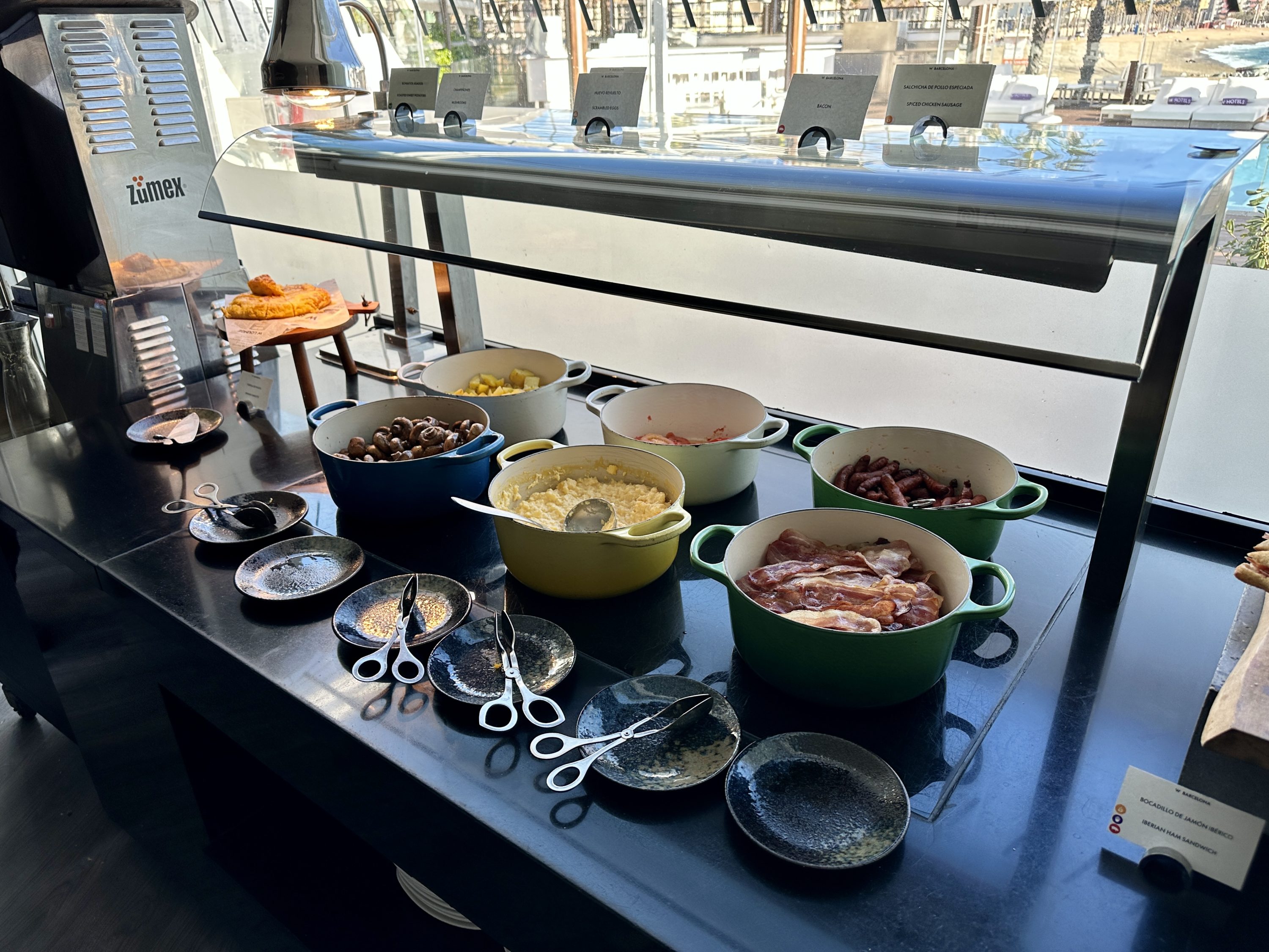 W Barcelona Buffet Hot Items W Barcelona Buffet Hot Items