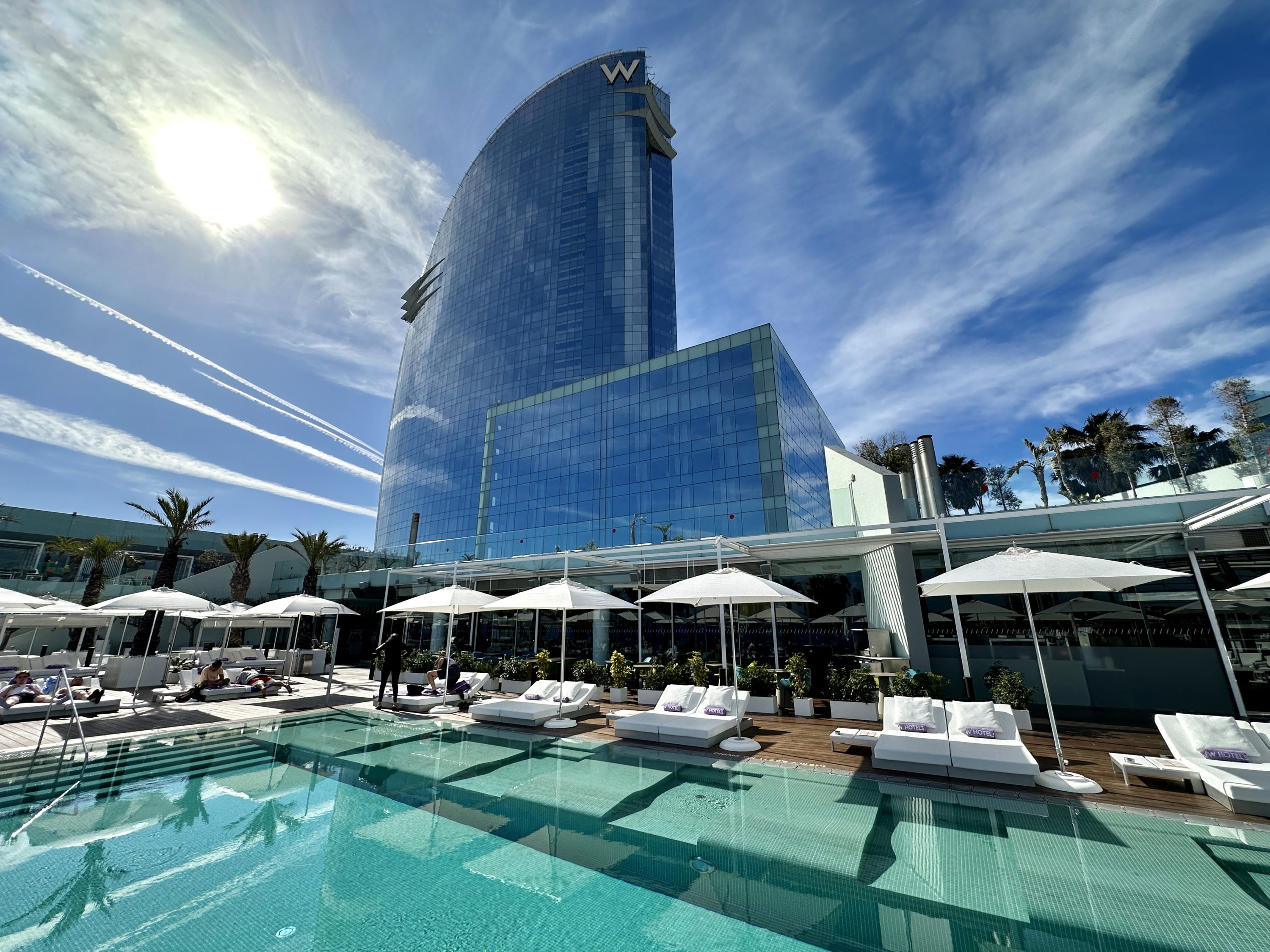 W Barcelona Building From Wet Deck W Barcelona Building From Wet Deck