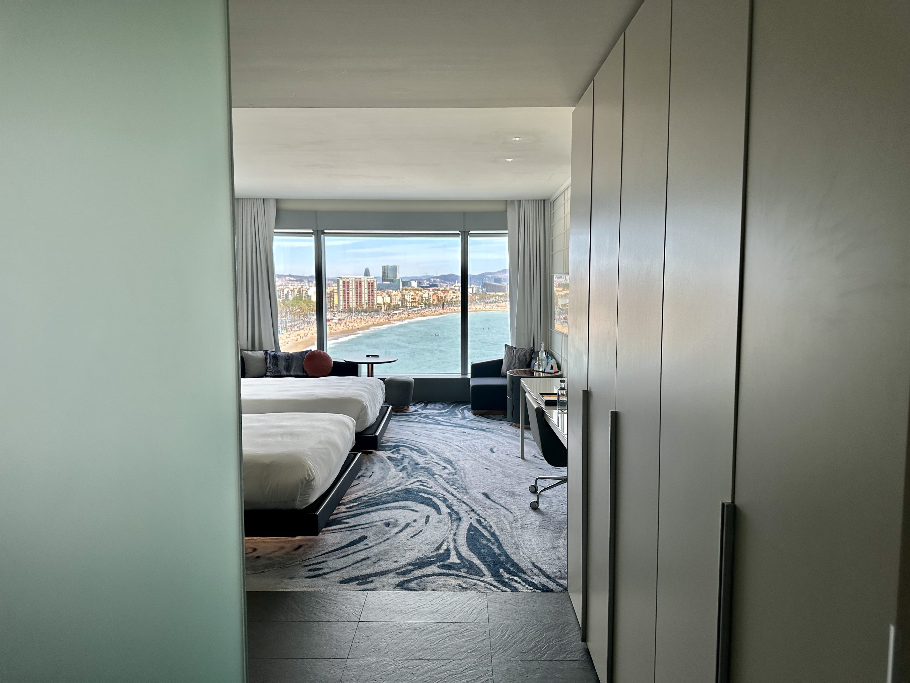 W Barcelona Guest Room Entrance W Barcelona Guest Room Entrance