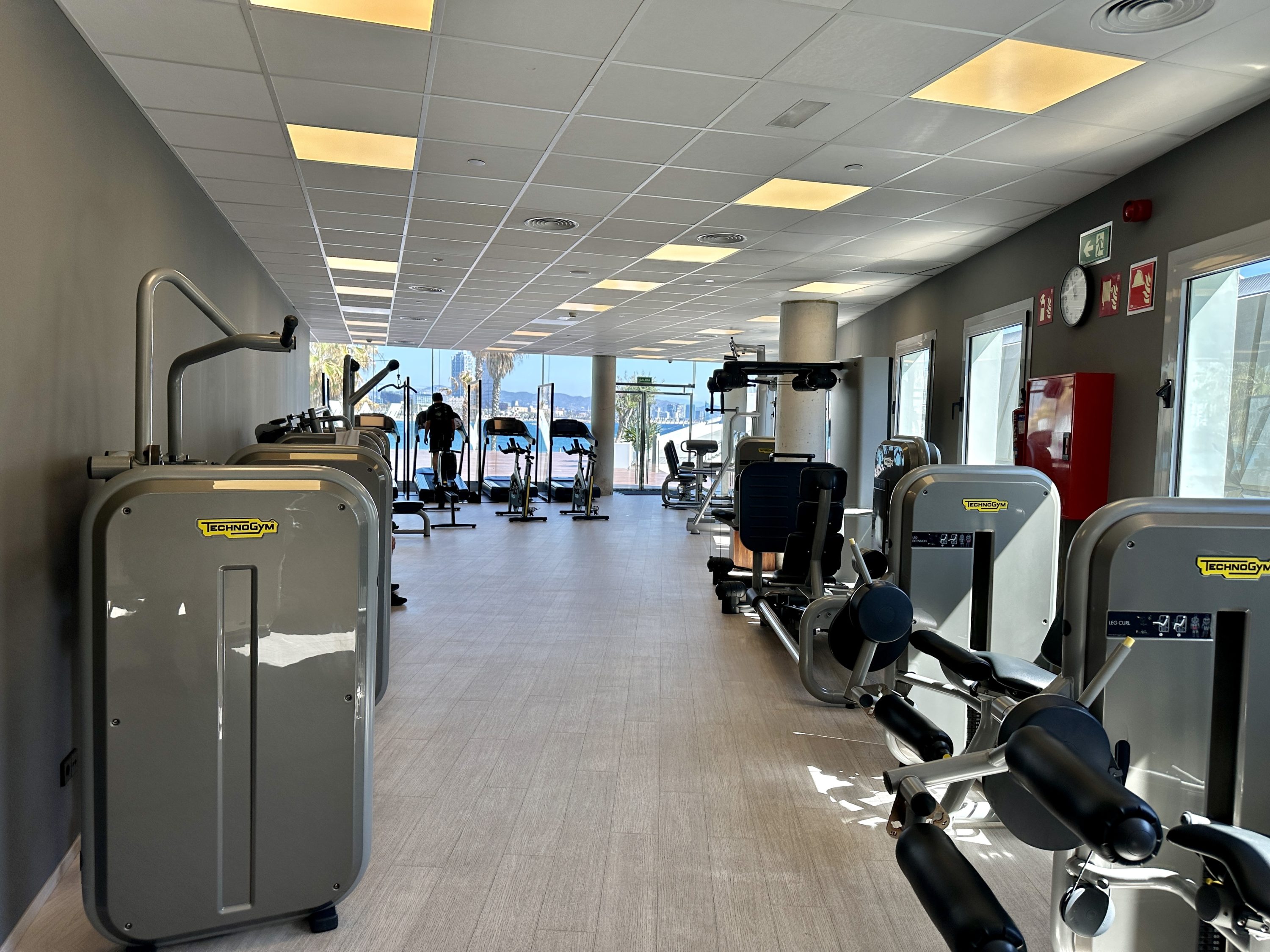 W Barcelona Gym View W Barcelona Gym View