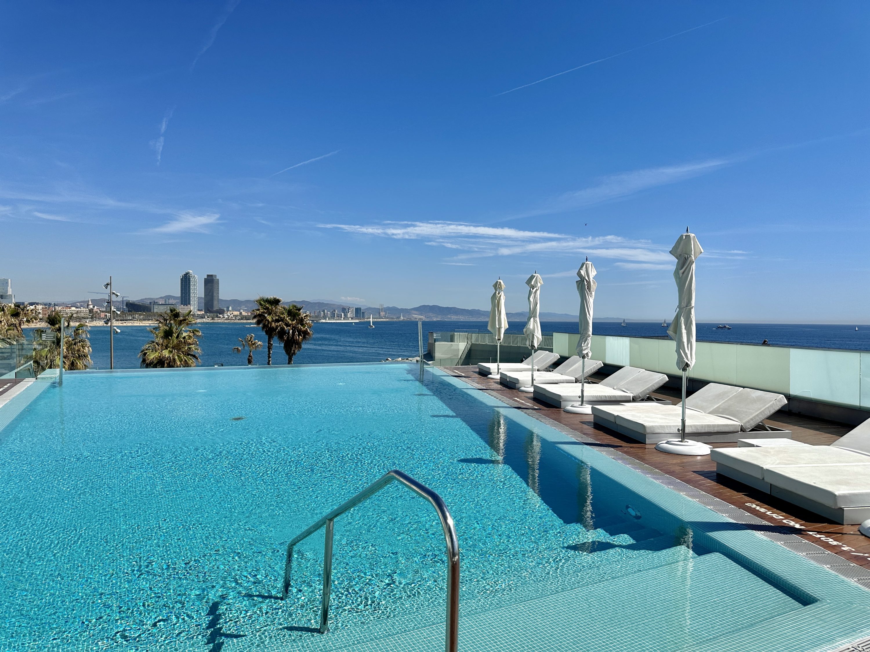 W Barcelona Infinity Pool Deck W Barcelona Infinity Pool Deck
