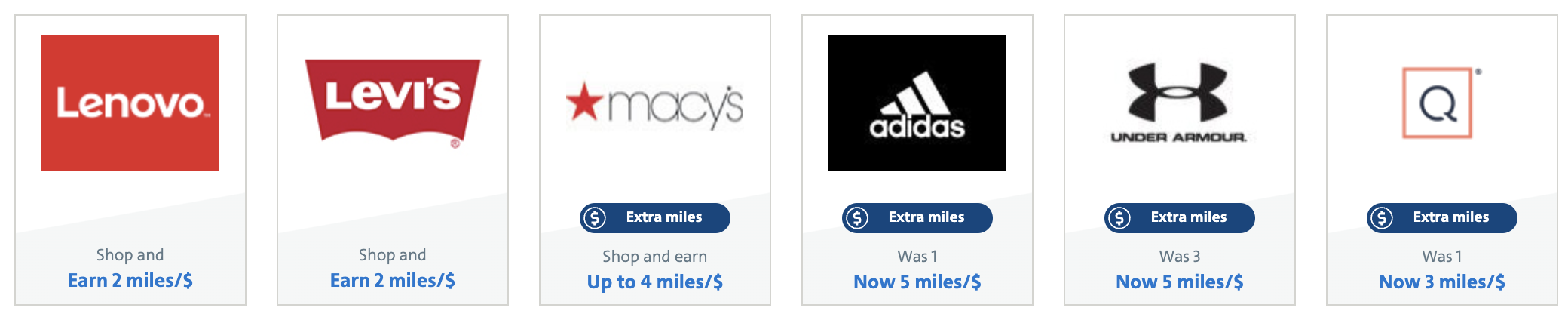 AAdvantage eShopping retailers example