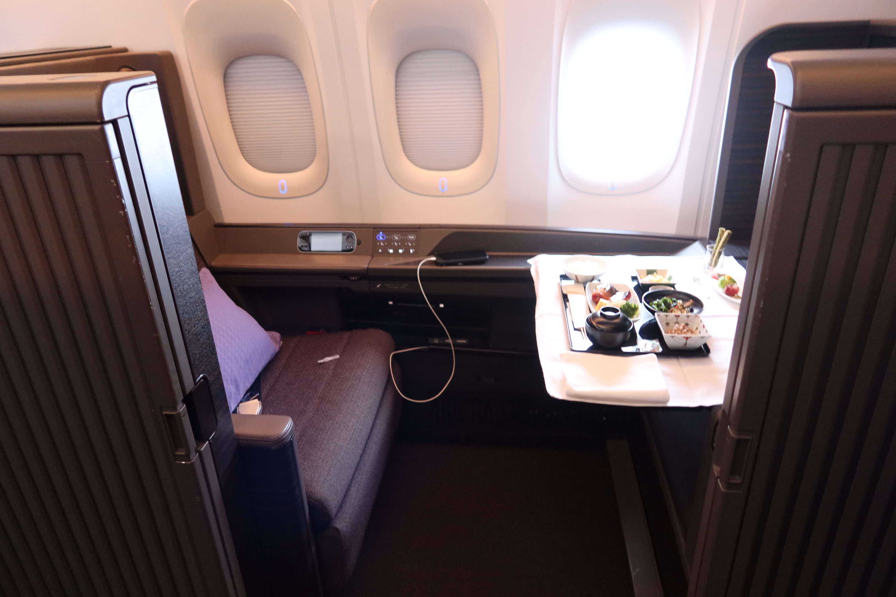 ANA First Class Meal