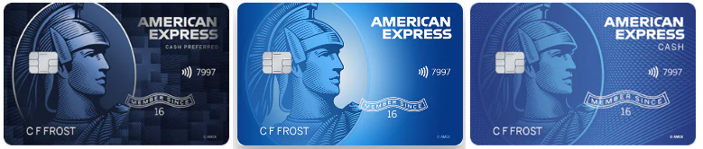 Amex cash back card family Amex cash back card family