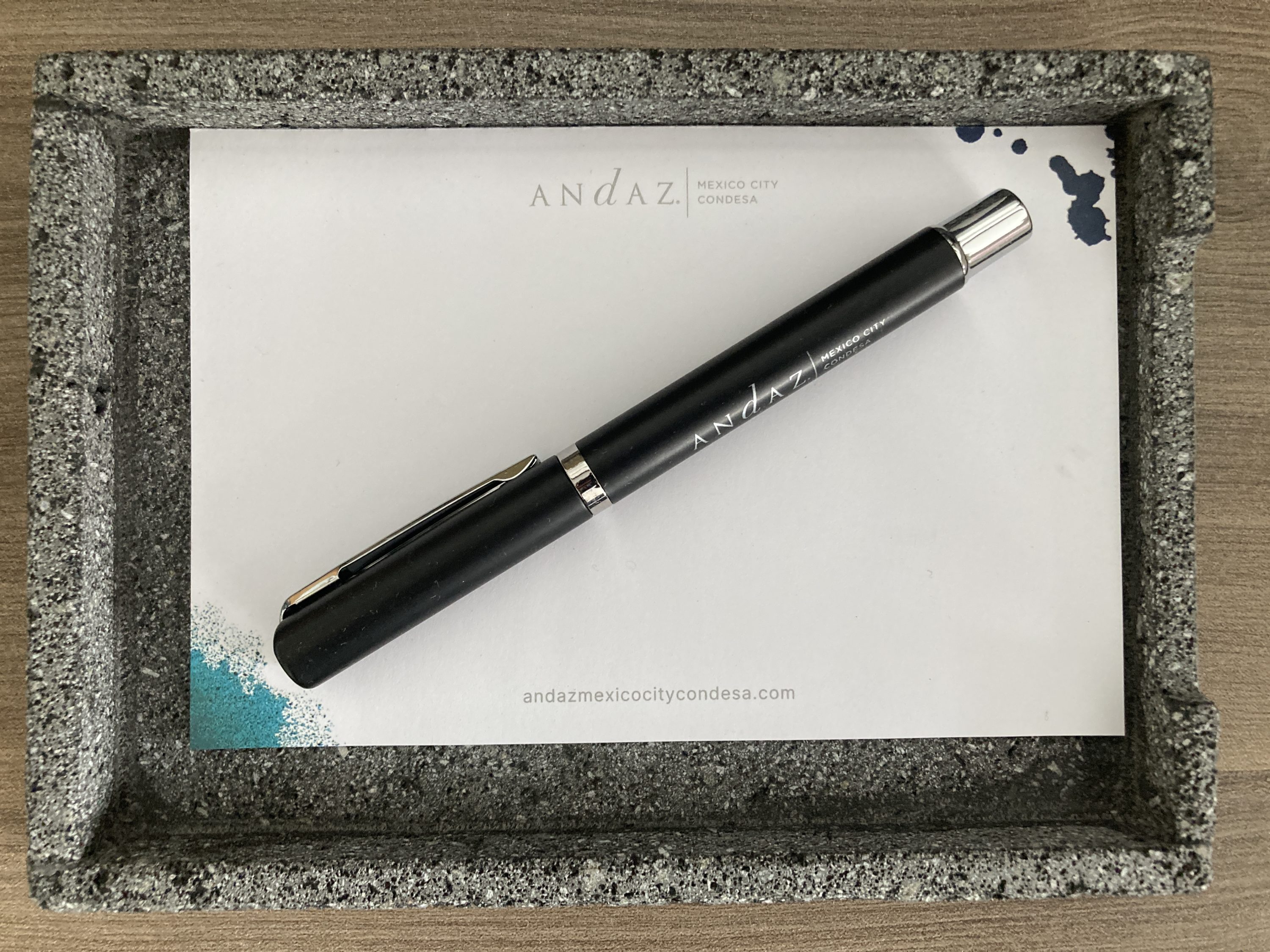 Andaz Mexico City Condesa pen and paper Andaz Mexico City Condesa pen and paper