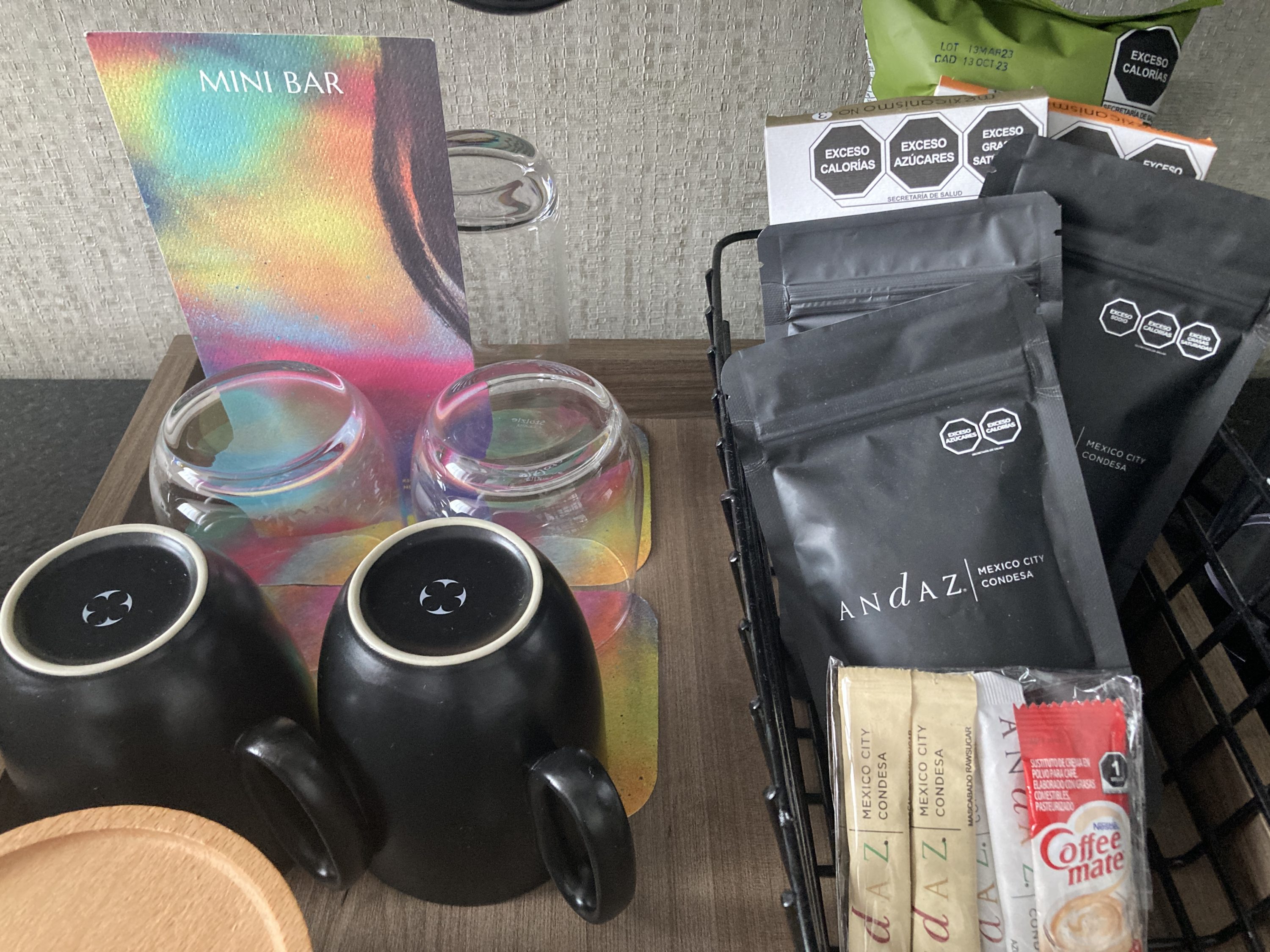 Andaz Mexico City Condesa mugs and glasses Andaz Mexico City Condesa mugs and glasses