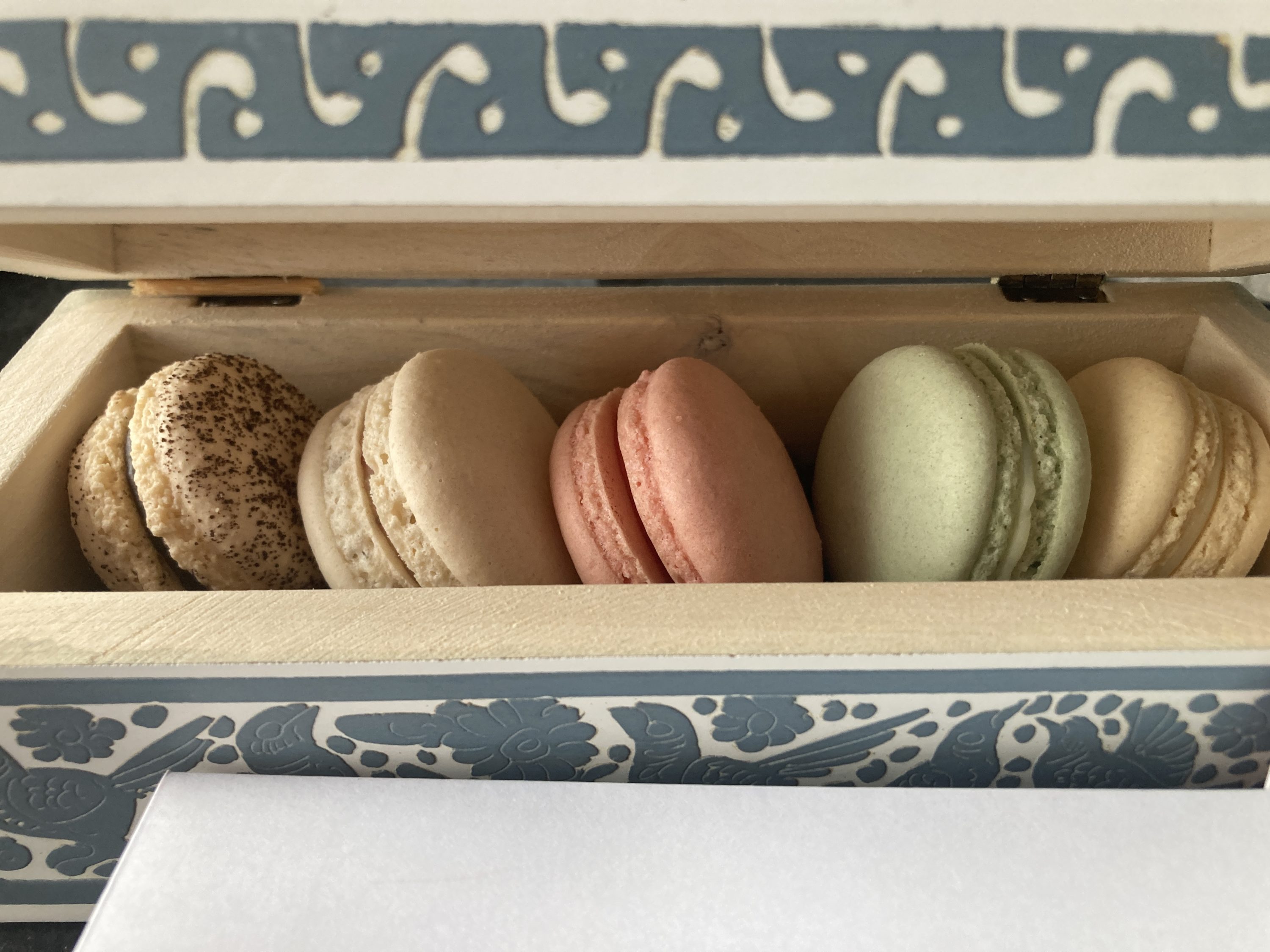 Andaz Mexico City Condesa macaron box Andaz Mexico City Condesa macaron box