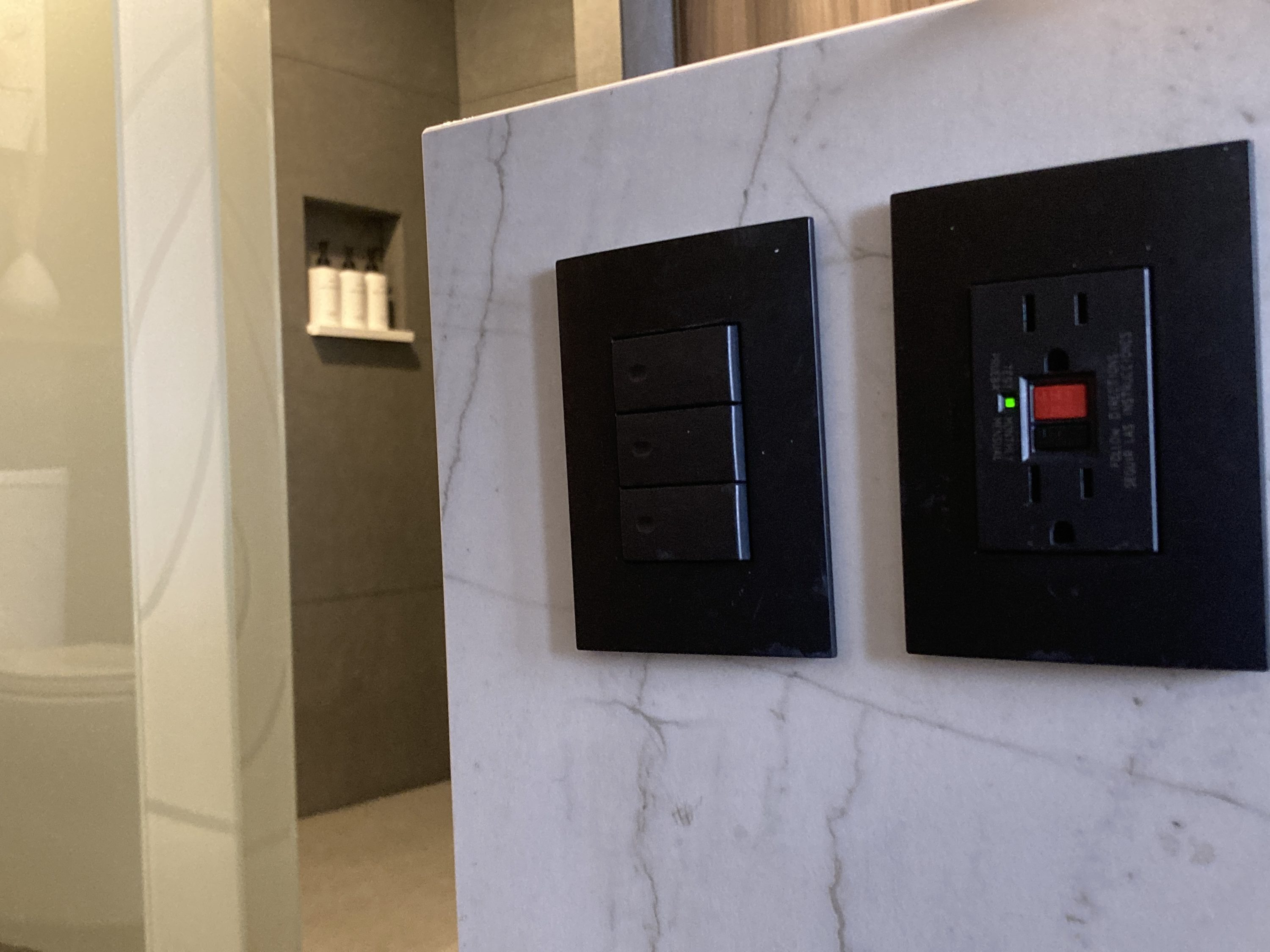 Andaz Mexico City Condesa bathroom light switches Andaz Mexico City Condesa bathroom light switches