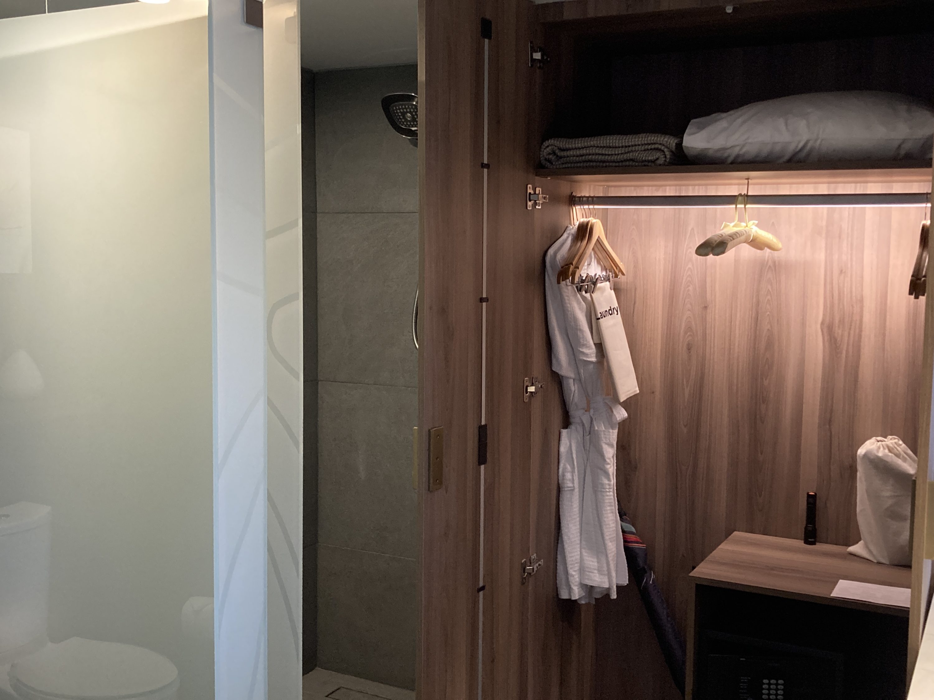 Andaz Mexico City Condesa closet interior Andaz Mexico City Condesa closet interior