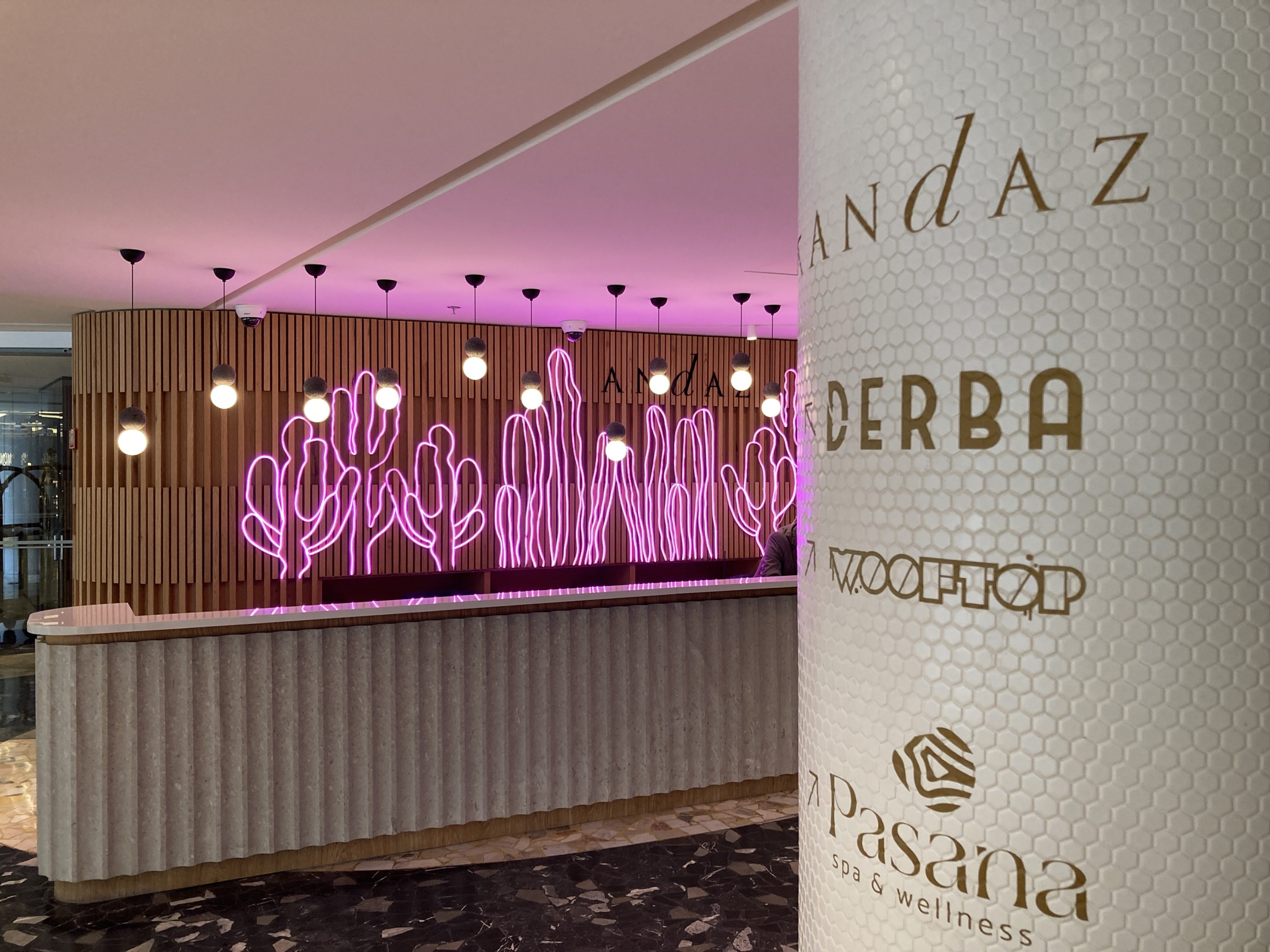 Andaz Mexico City Condesa ground floor entry desk Andaz Mexico City Condesa ground floor entry desk