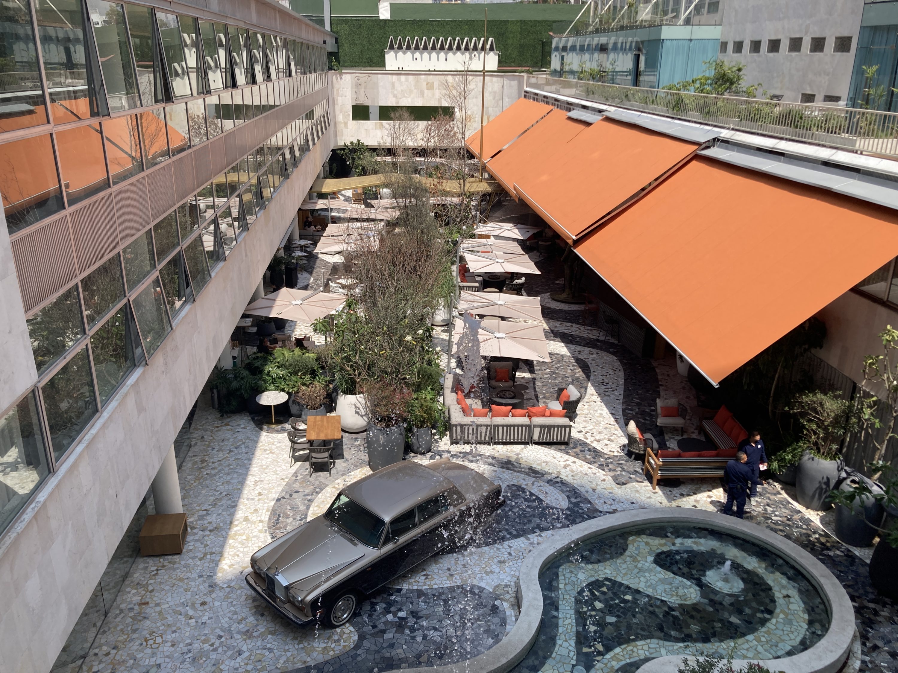 Andaz Mexico City Condesa courtyard view Andaz Mexico City Condesa courtyard view