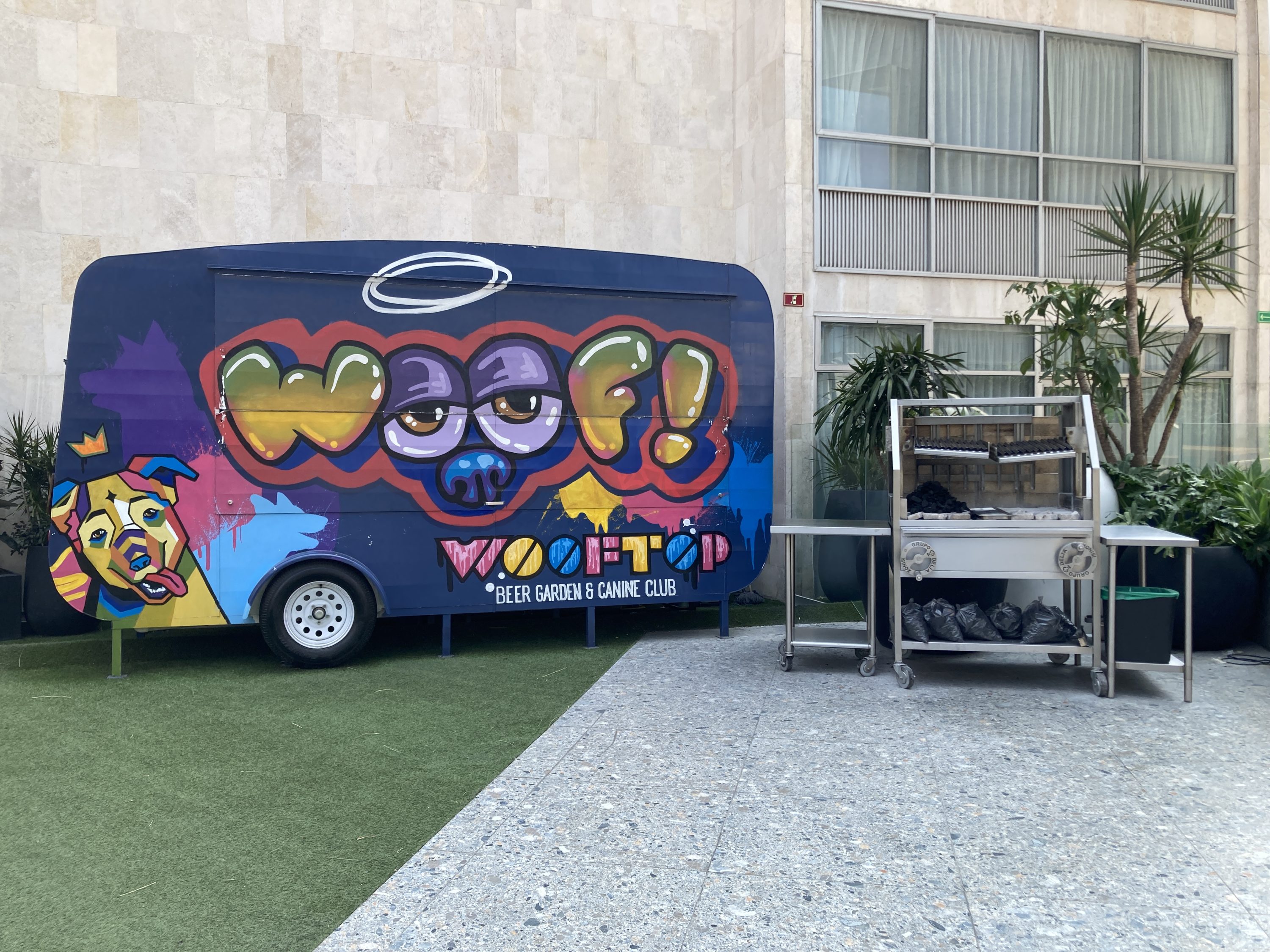 Andaz Mexico City Condesa Wooftop food truck Andaz Mexico City Condesa Wooftop food truck